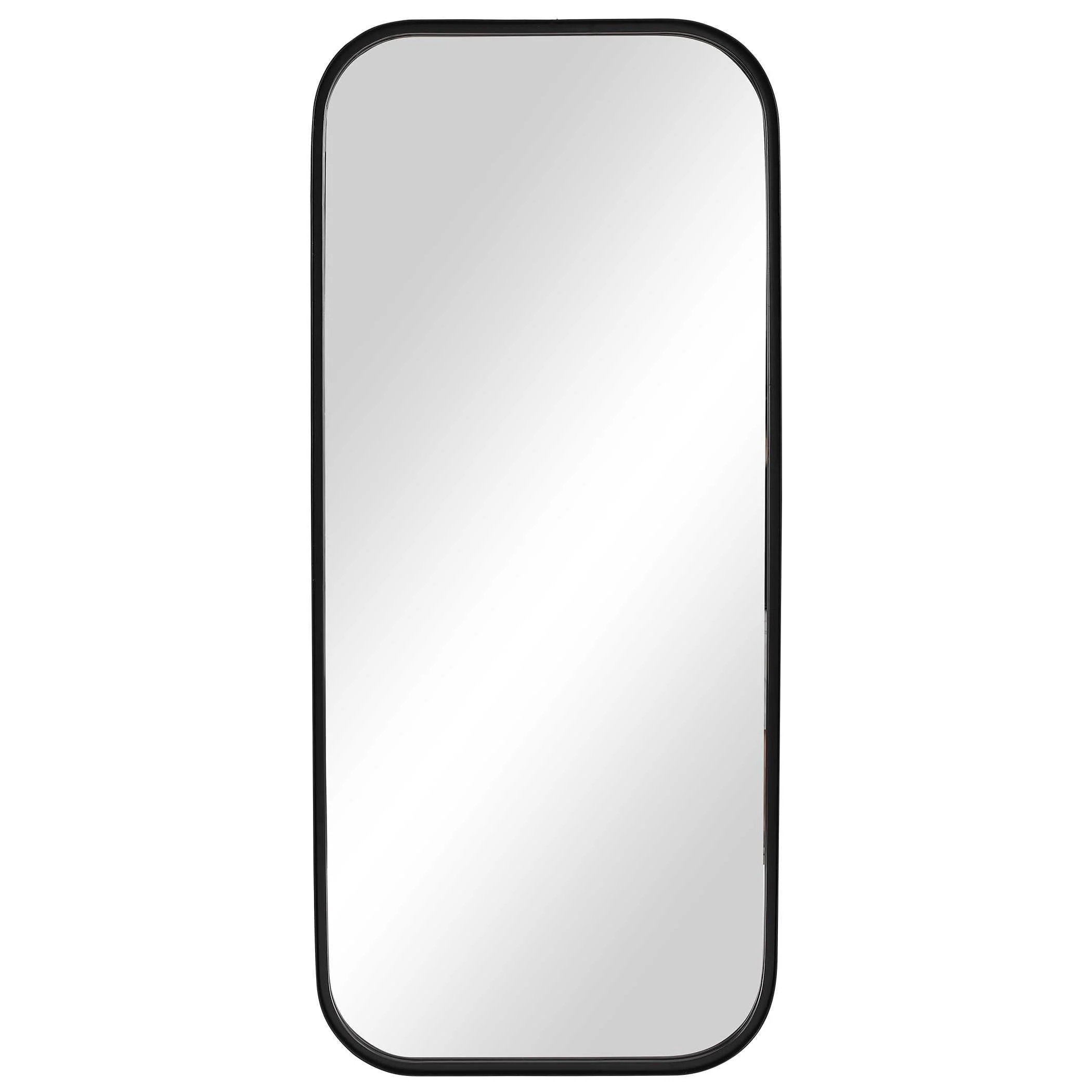 CONCORD BLACK TALL IRON MIRROR - Remutear