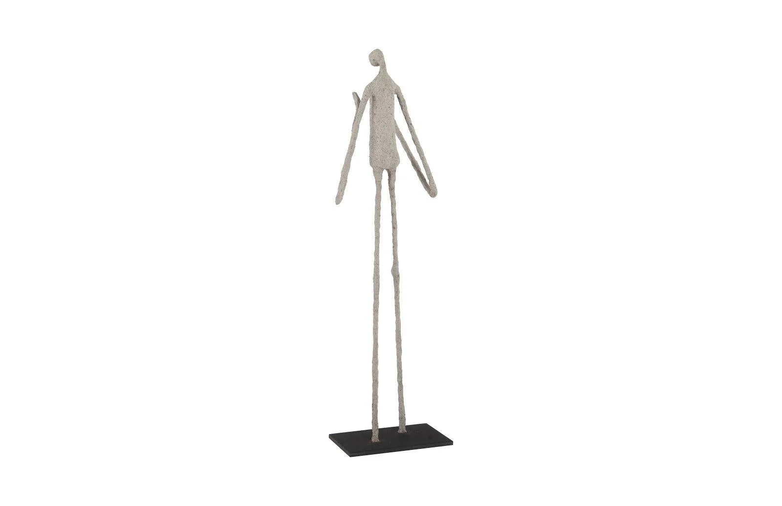 Human Sculpture, Arms Down, Paper Mache - Remutear