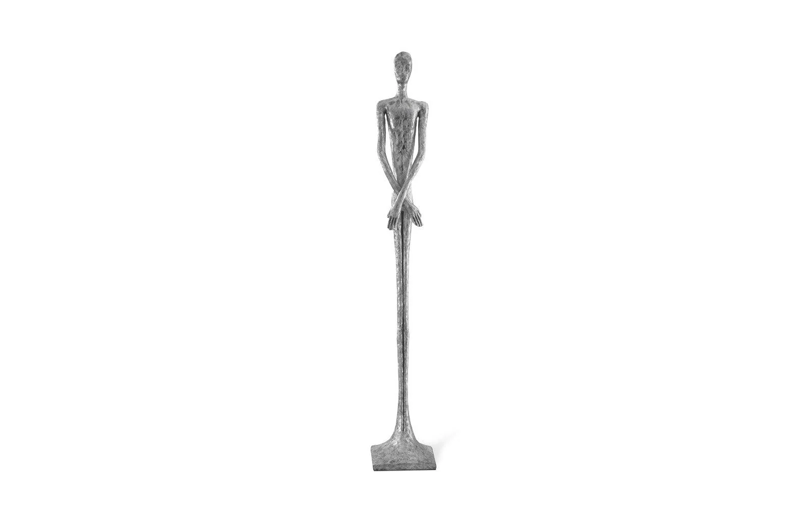Lloyd Sculpture, Resin, Silver Leaf - Remutear