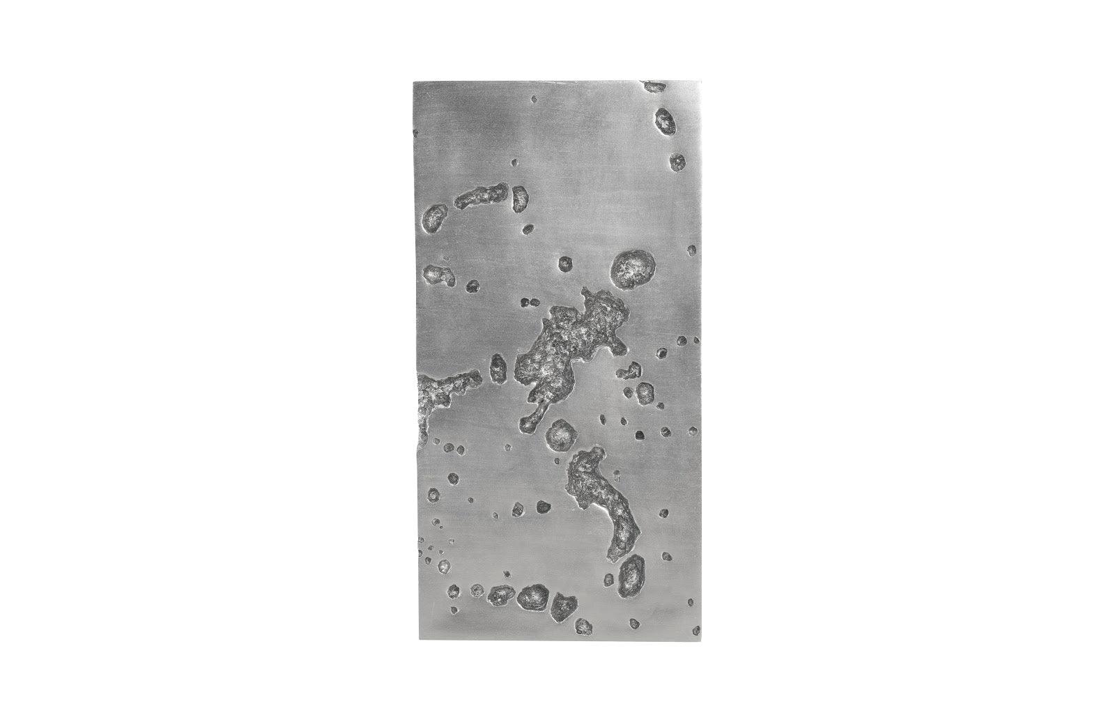 Splotch Wall Art, Rectangle, Silver Leaf - Remutear