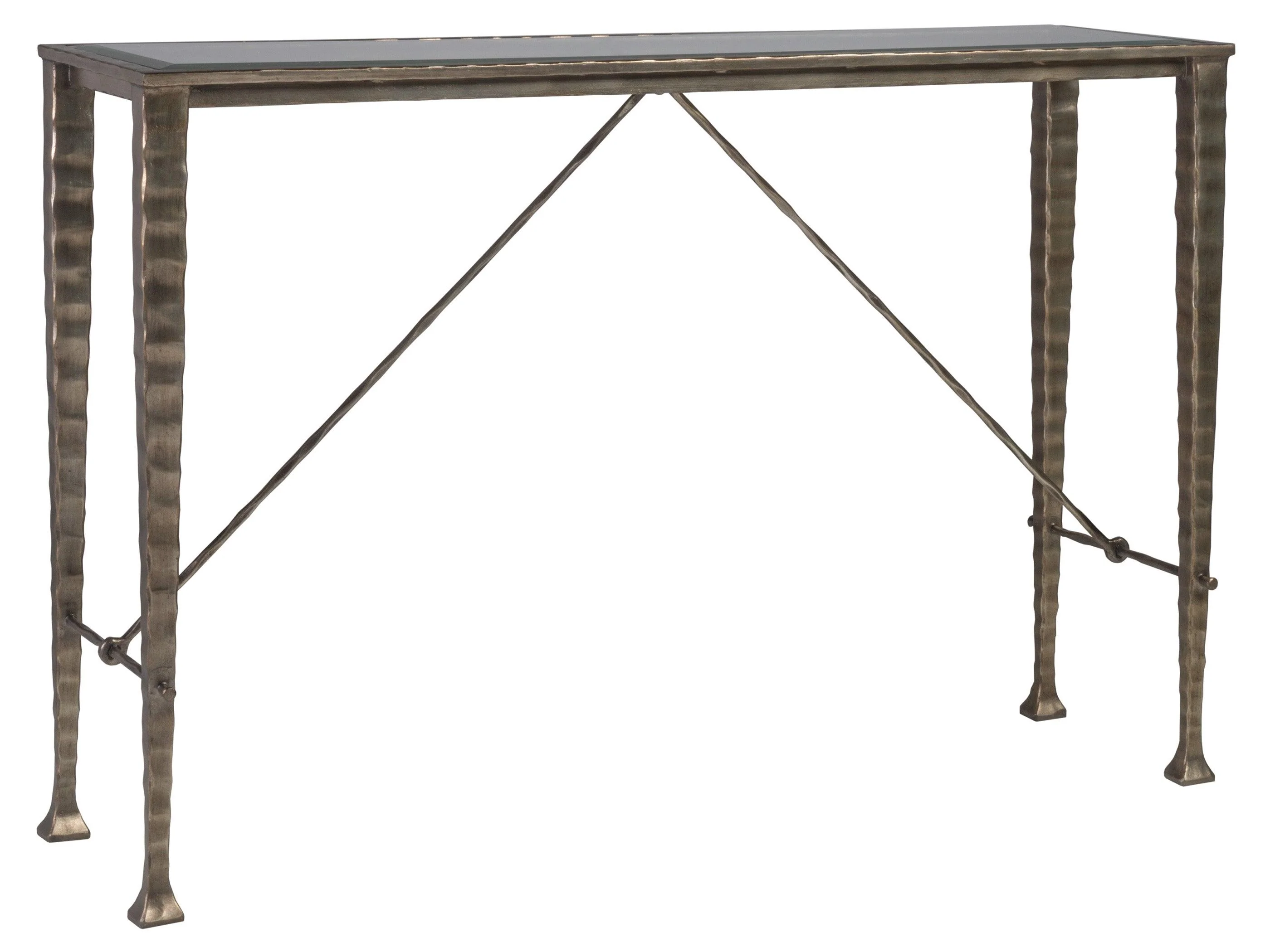 Signature Designs Cortona Console With Glass Top - Remutear