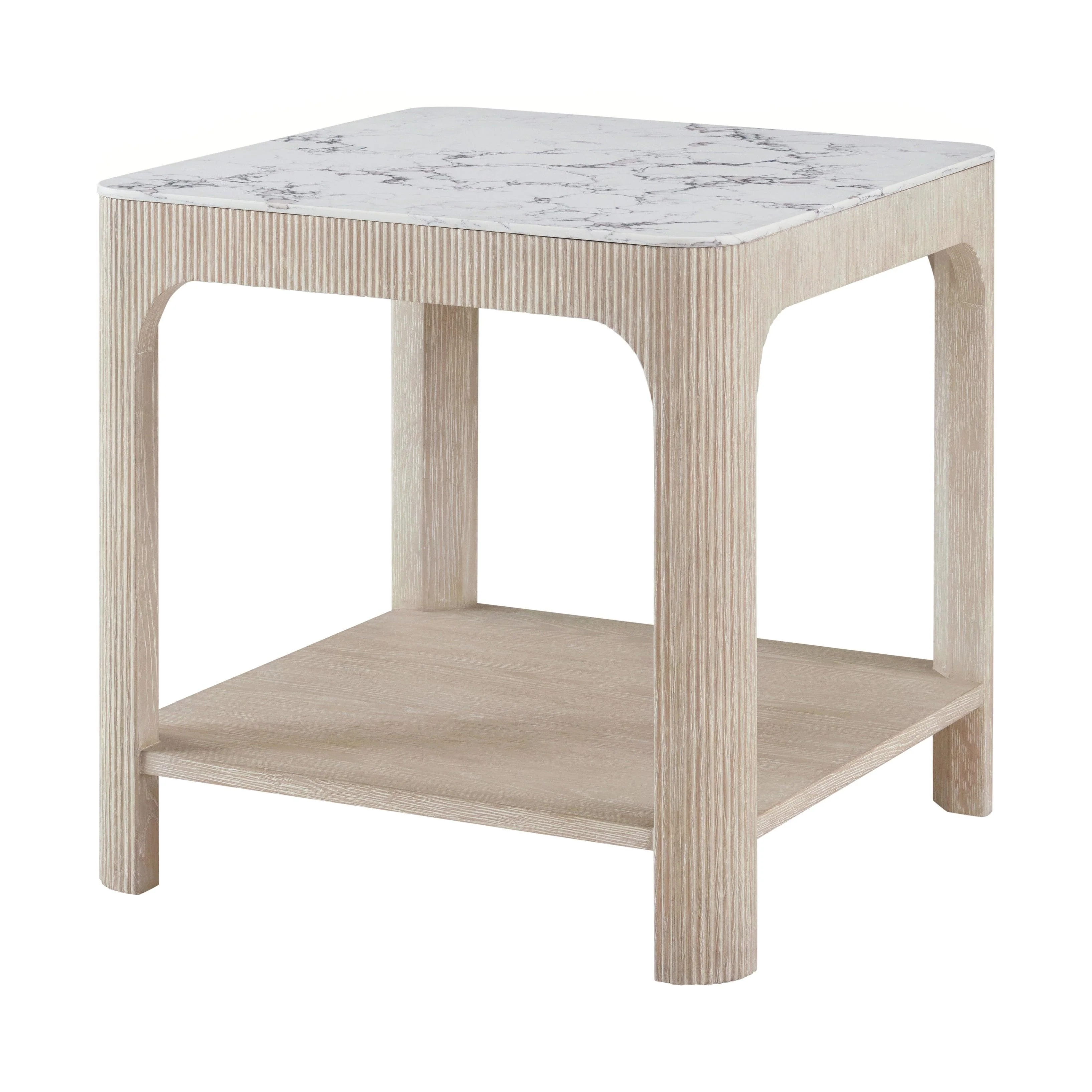 Horizon Square Quartz Side Table - Remutear