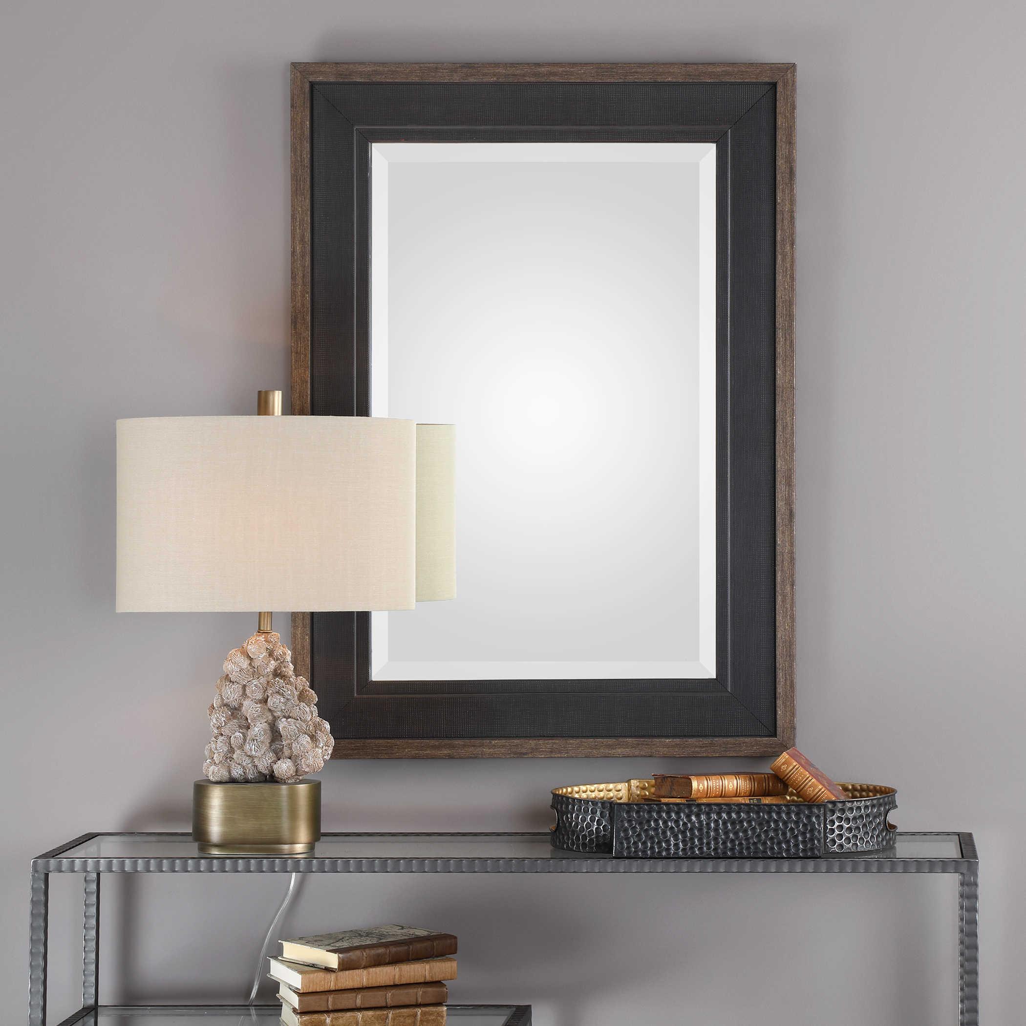 STAVELEY RUSTIC BLACK MIRROR - Remutear