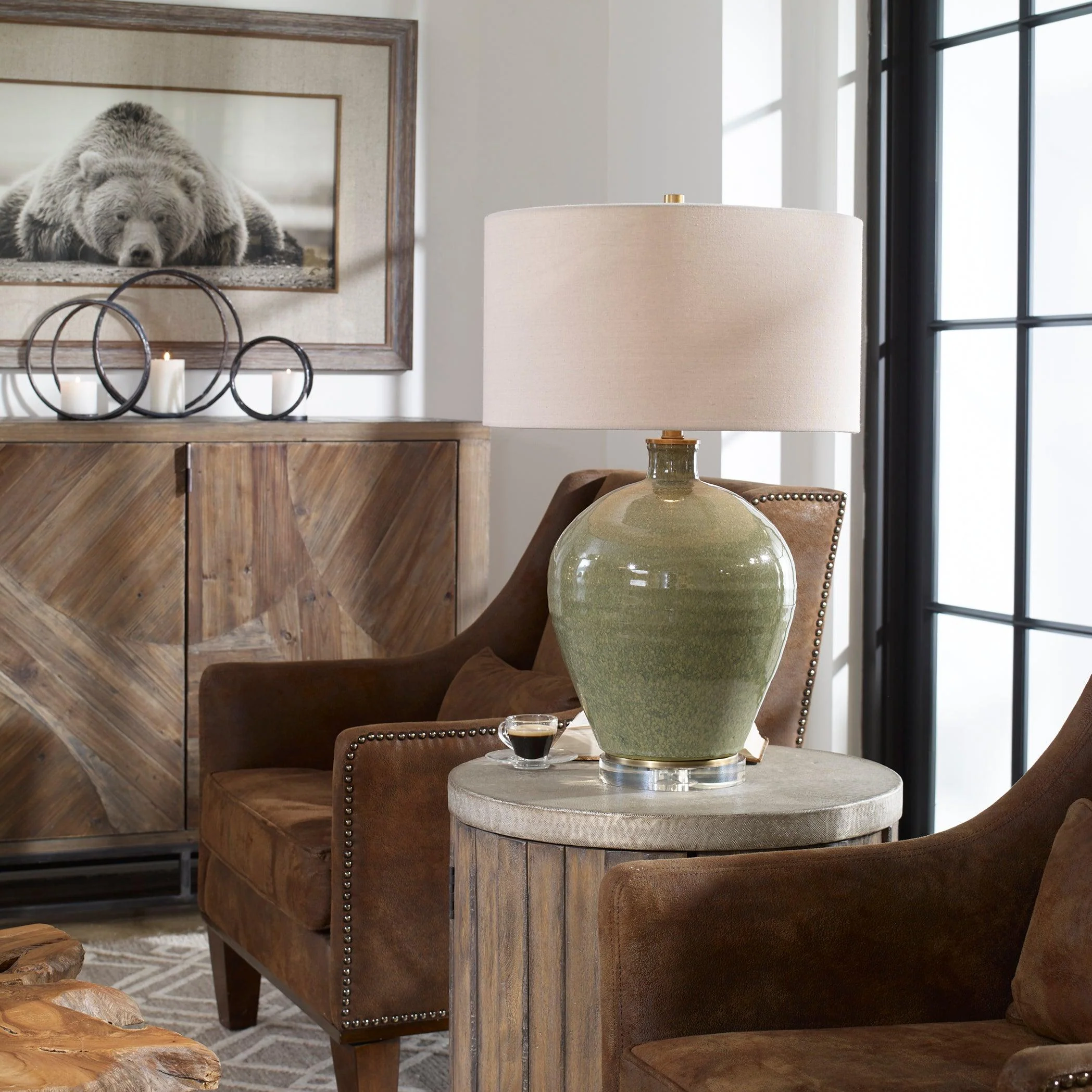 ELVA EMERALD TABLE LAMP - Remutear