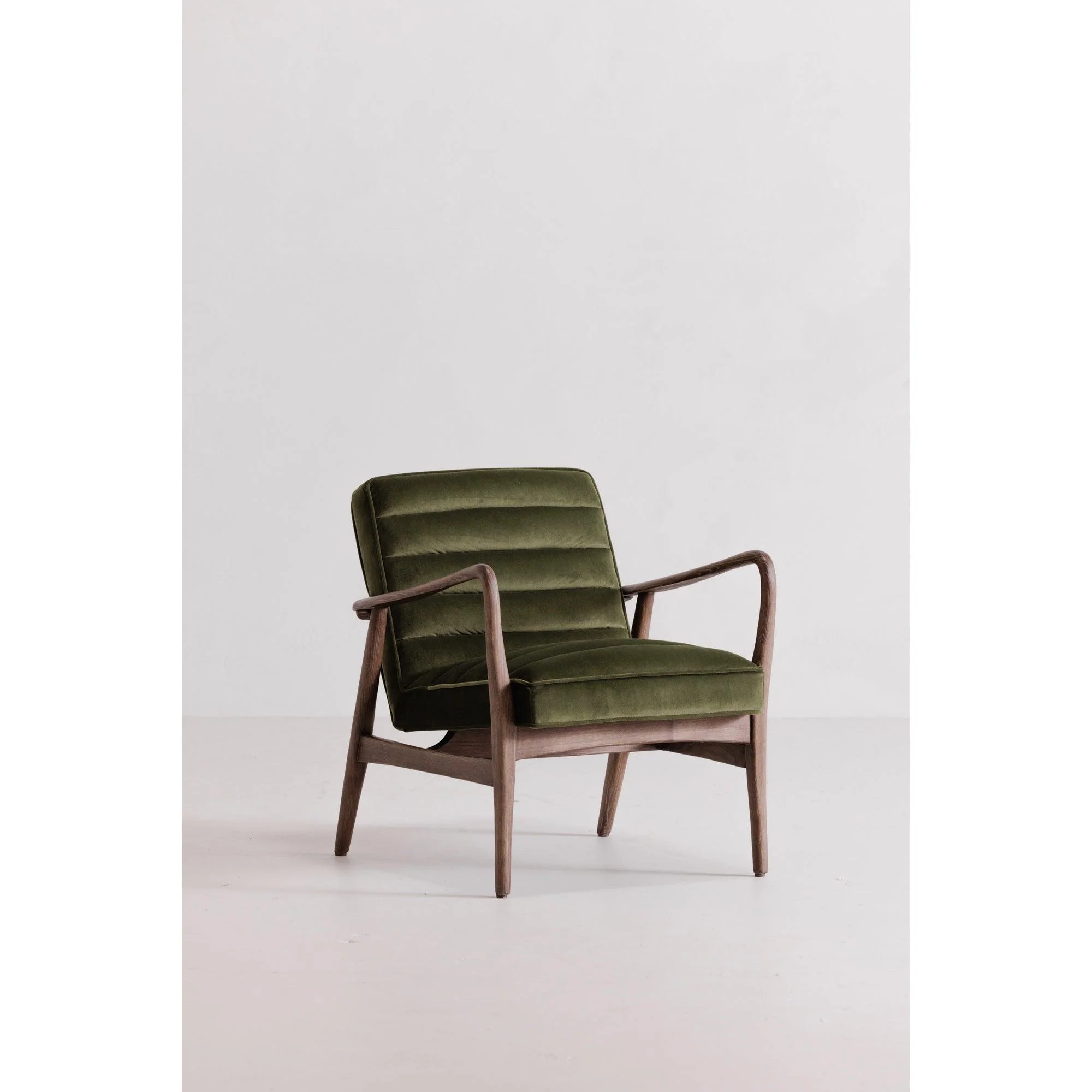 Anderson Arm Chair Dark Ivy Velvet - Remutear