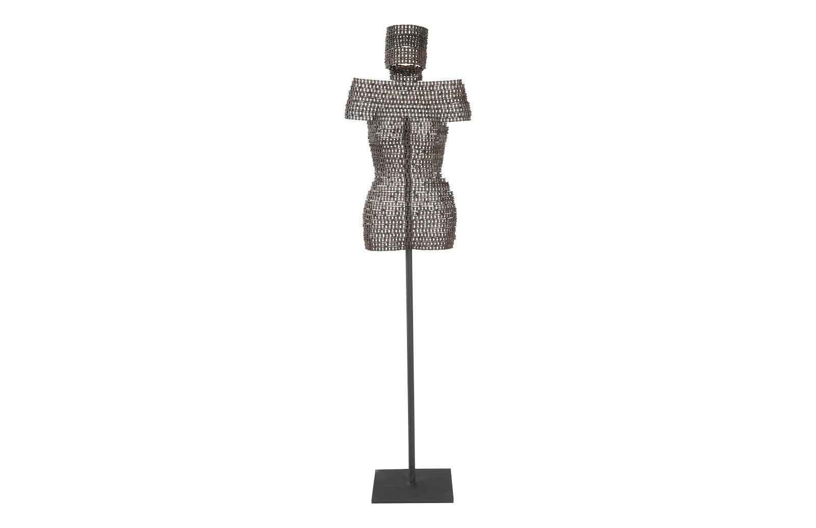 Chain Bust Sculpture on Stand - Remutear