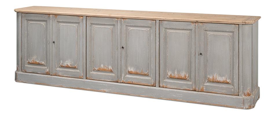 Karlsson Antique Swedish Grey Sideboard - Remutear