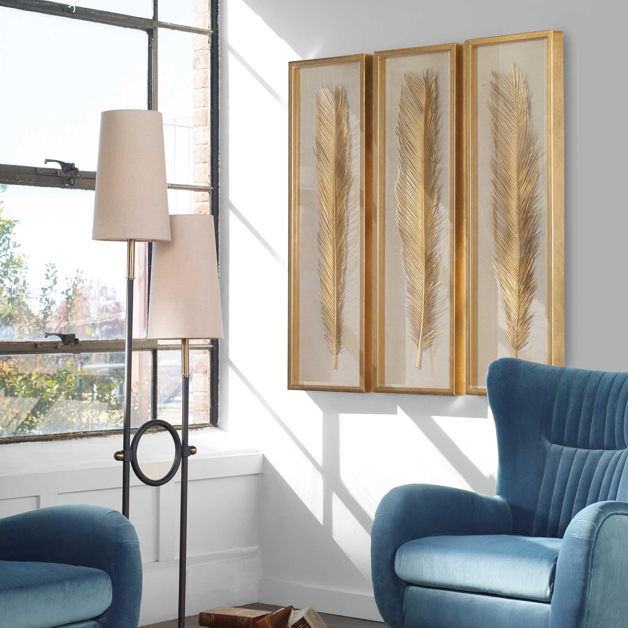 Palma Gold Leaf Shadow Box Set/3 - Remutear