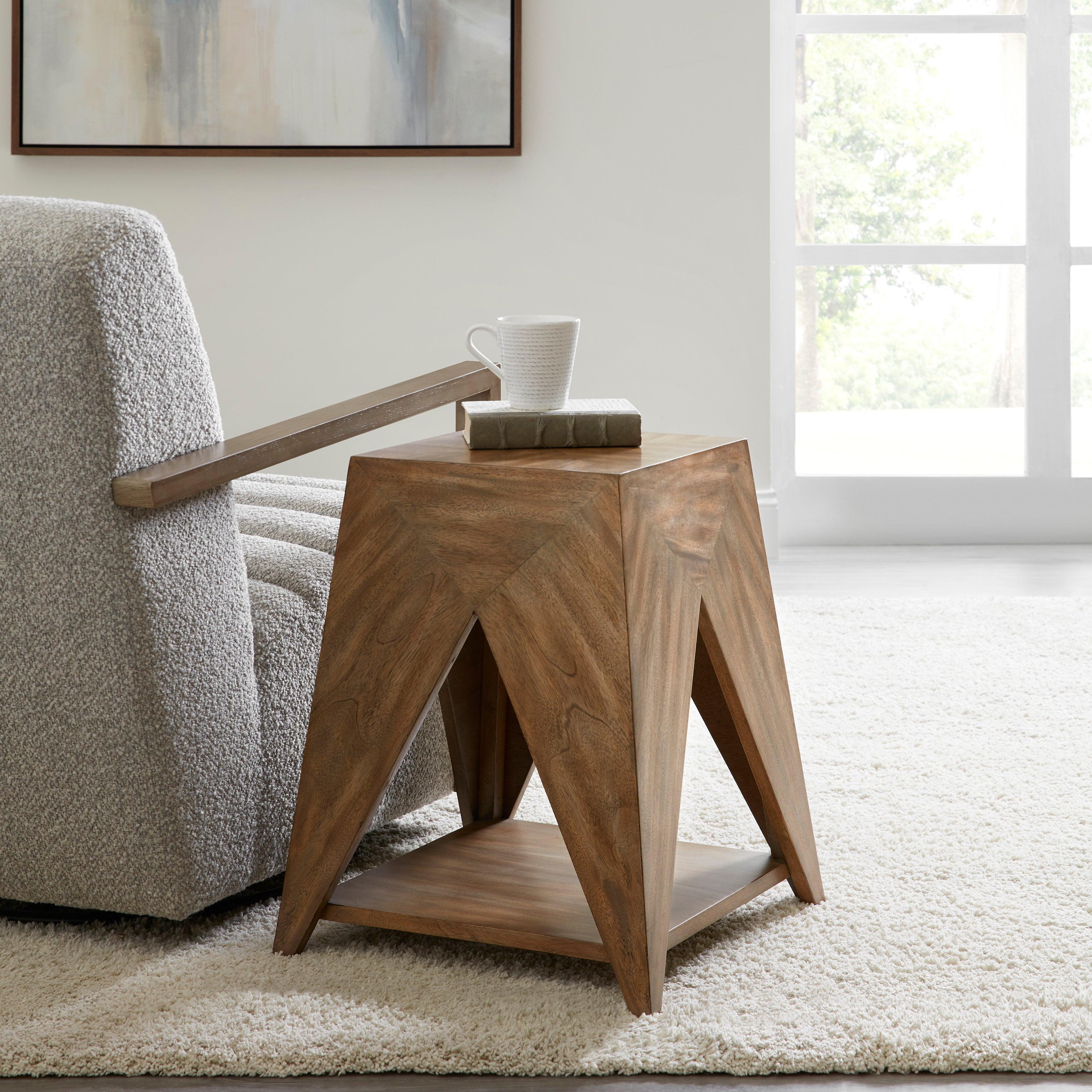 Geometric Shaped Accent Table - Remutear