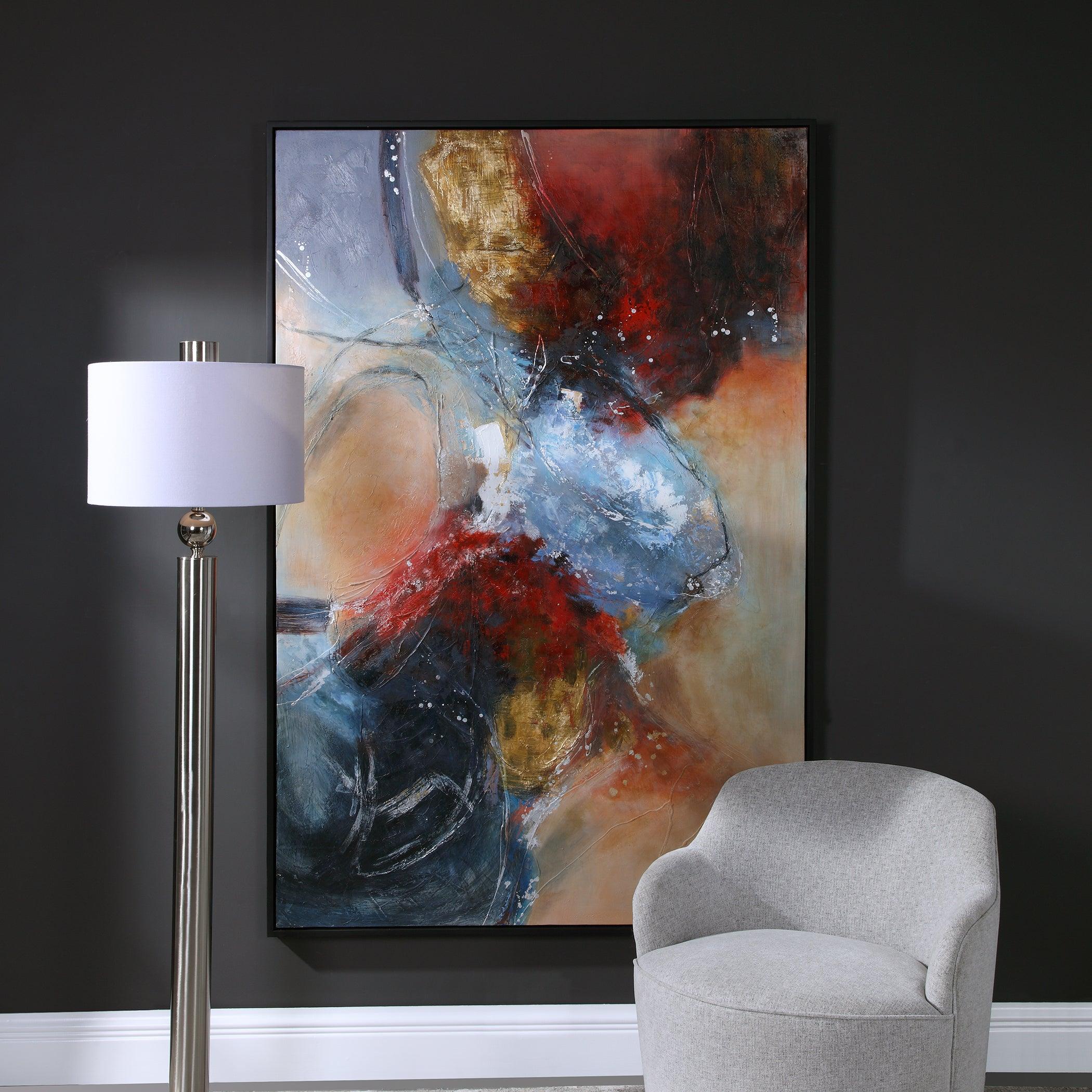 Summer Sunset Abstract Art - Remutear