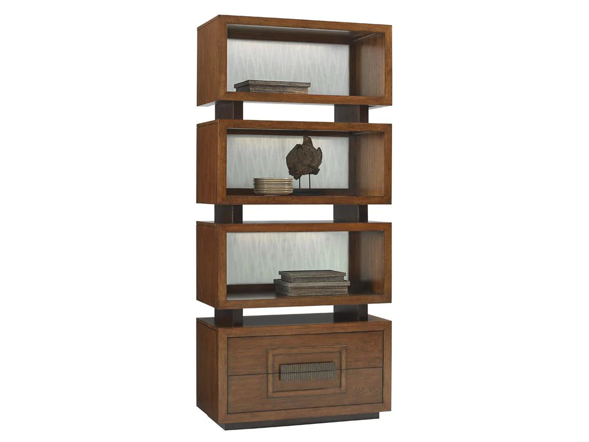 Island Fusion Tonga Tiered Bookcase - Remutear