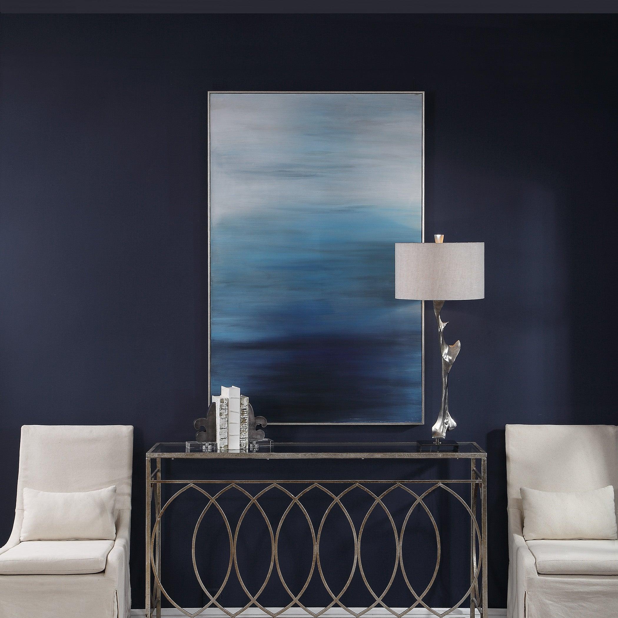 MOONLIT SEA HAND PAINTED CANVAS - Remutear