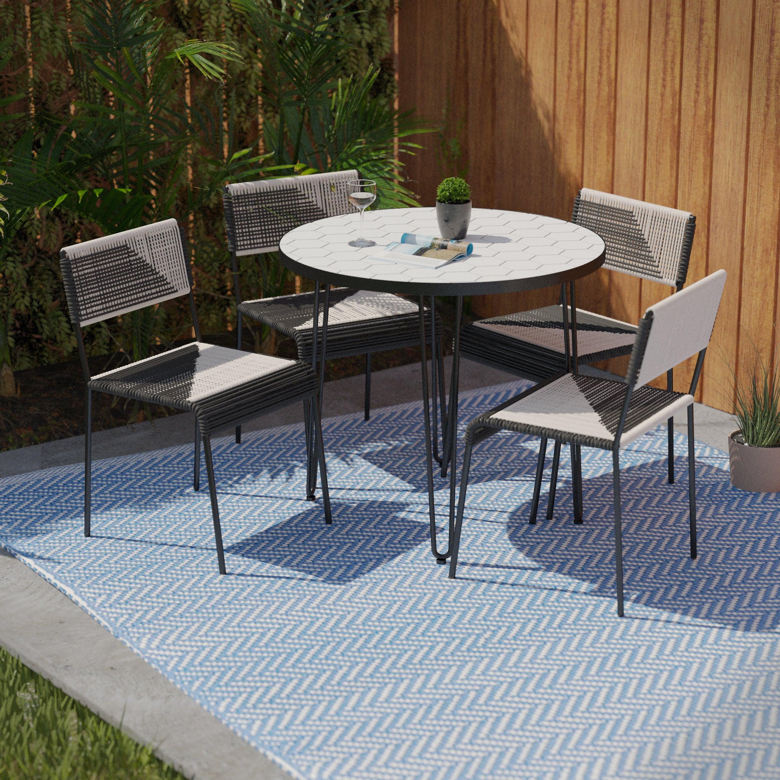 Watkindale Outdoor Dining Set – 5pc - Remutear