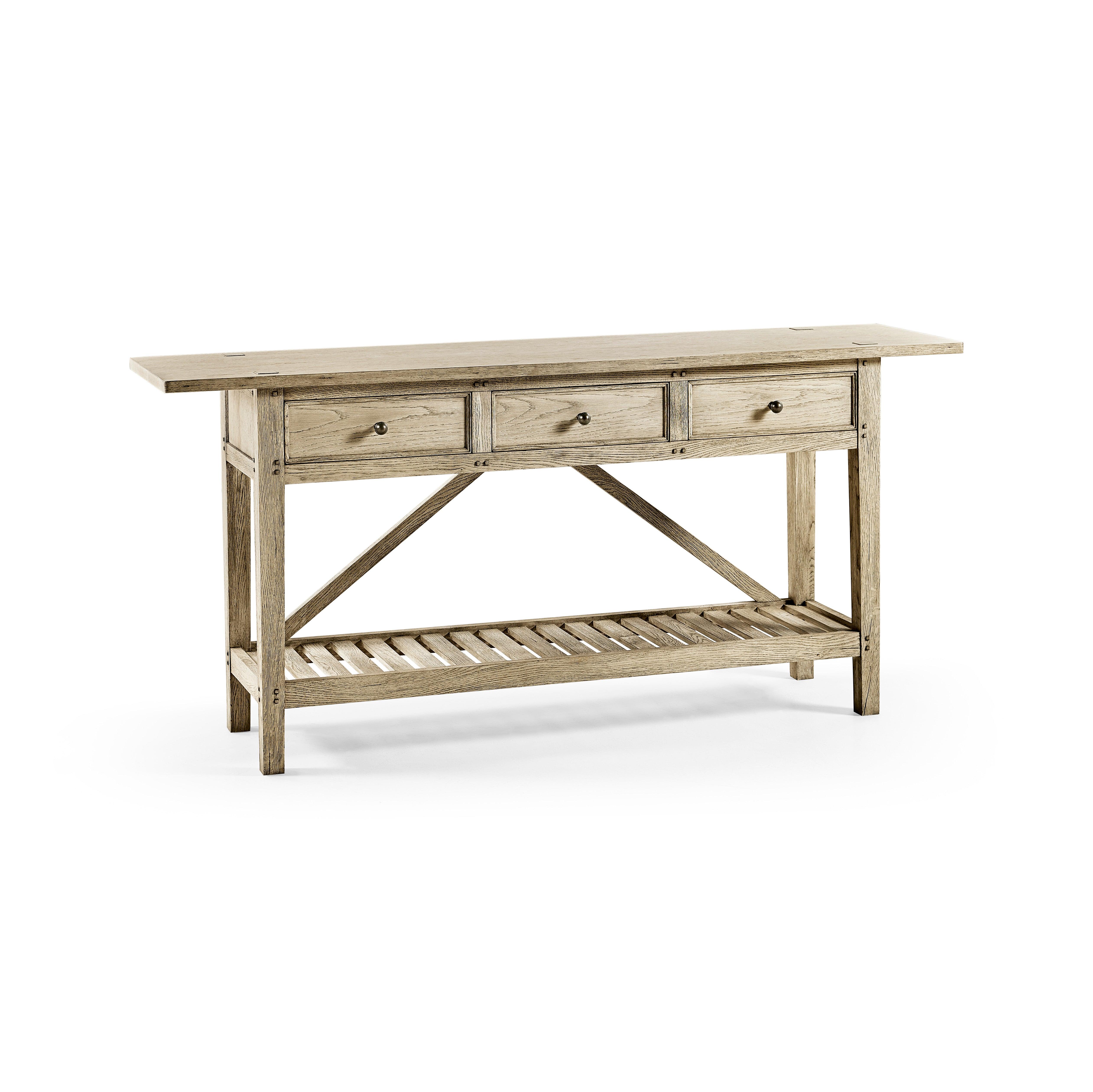 Timeless Inclination Rustic French Console Table - Remutear