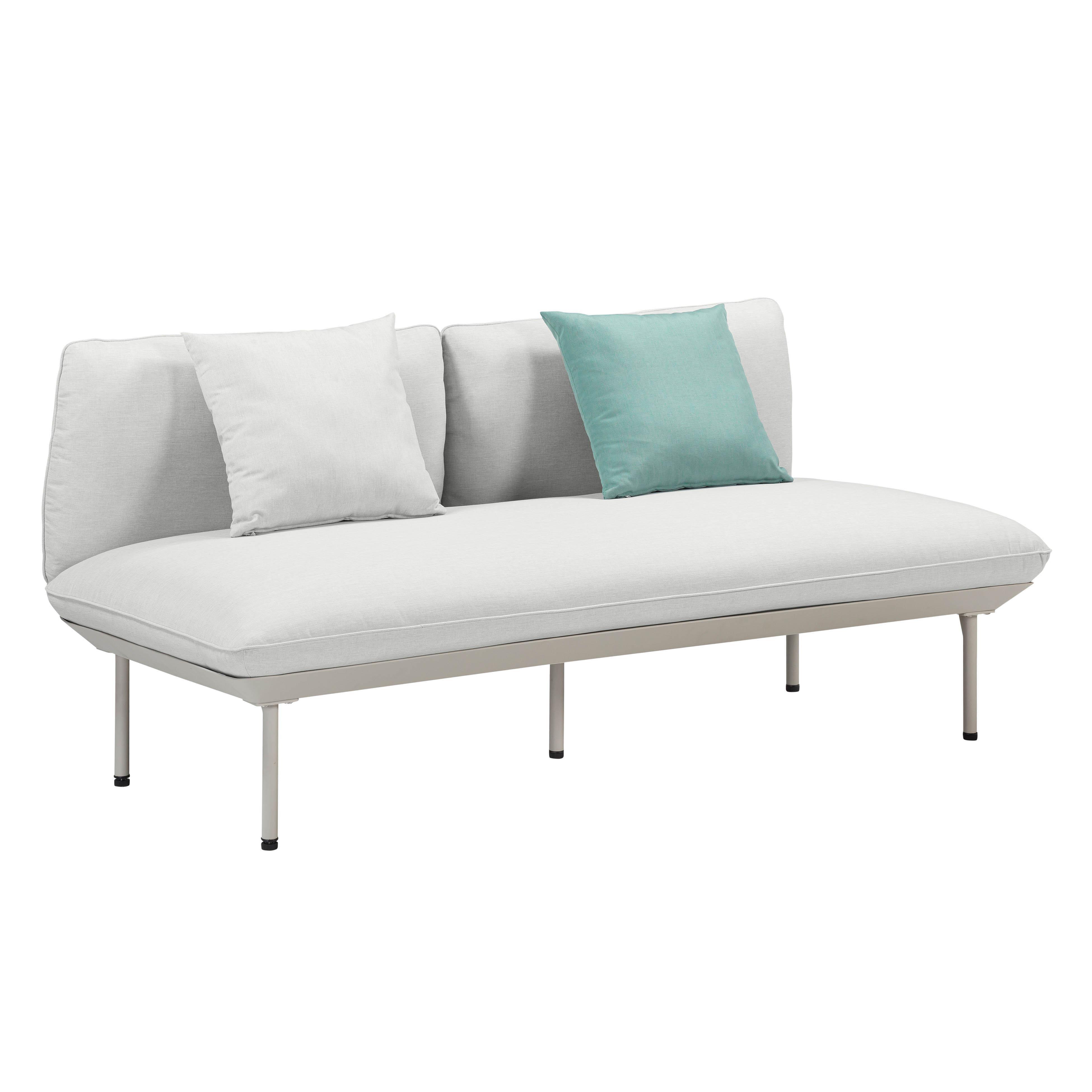 Katti Light Grey Outdoor Loveseat - Remutear