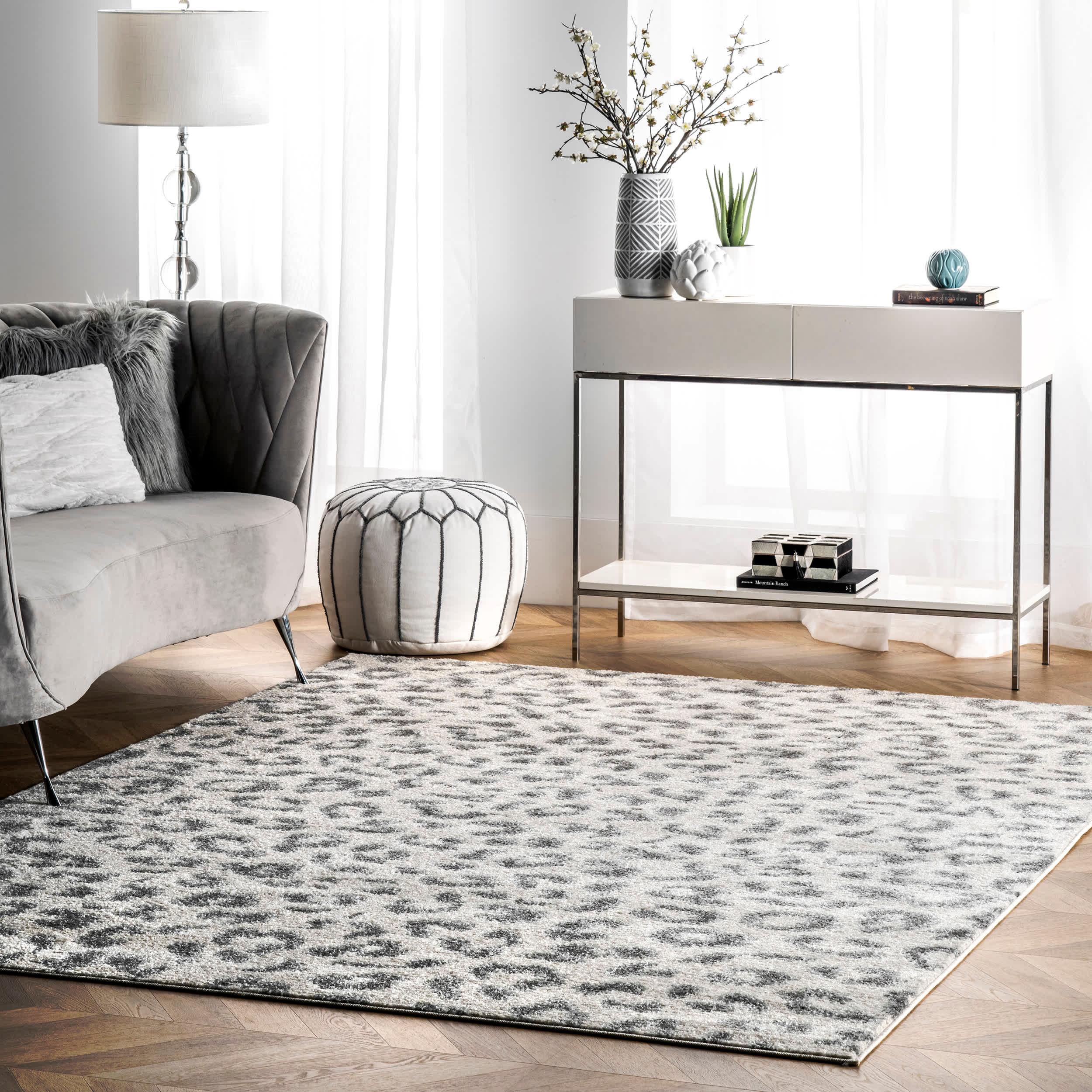 Leopard Print Area Rug - Remutear