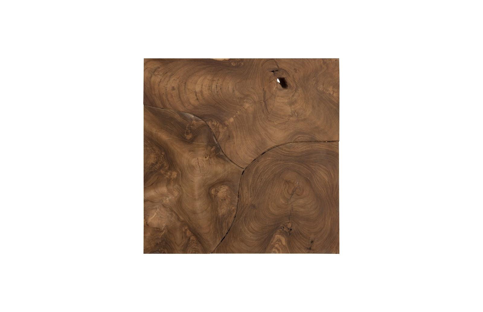 Teak Puzzle Side Table - Remutear