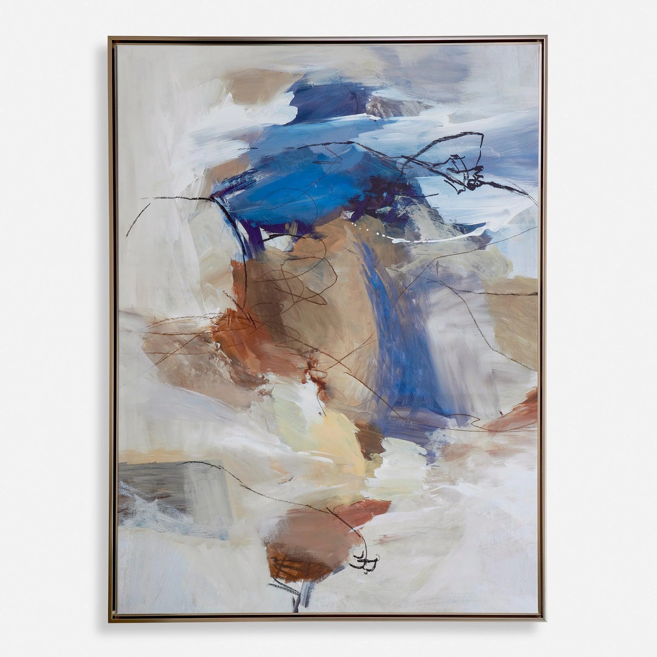Subtle Nuances Framed Abstract Art - Remutear