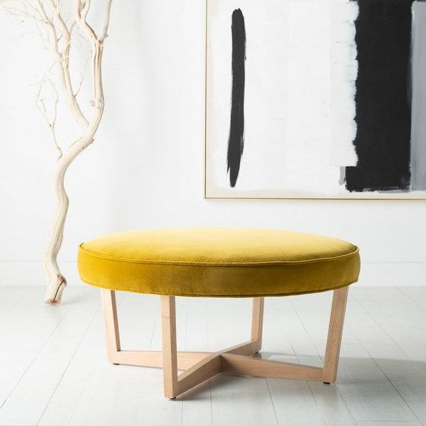 TABBY VELVET OTTOMAN - Remutear