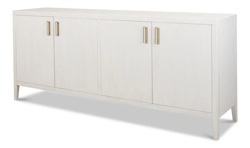 Blanco 4 Door Buffet - Cortina White - Remutear