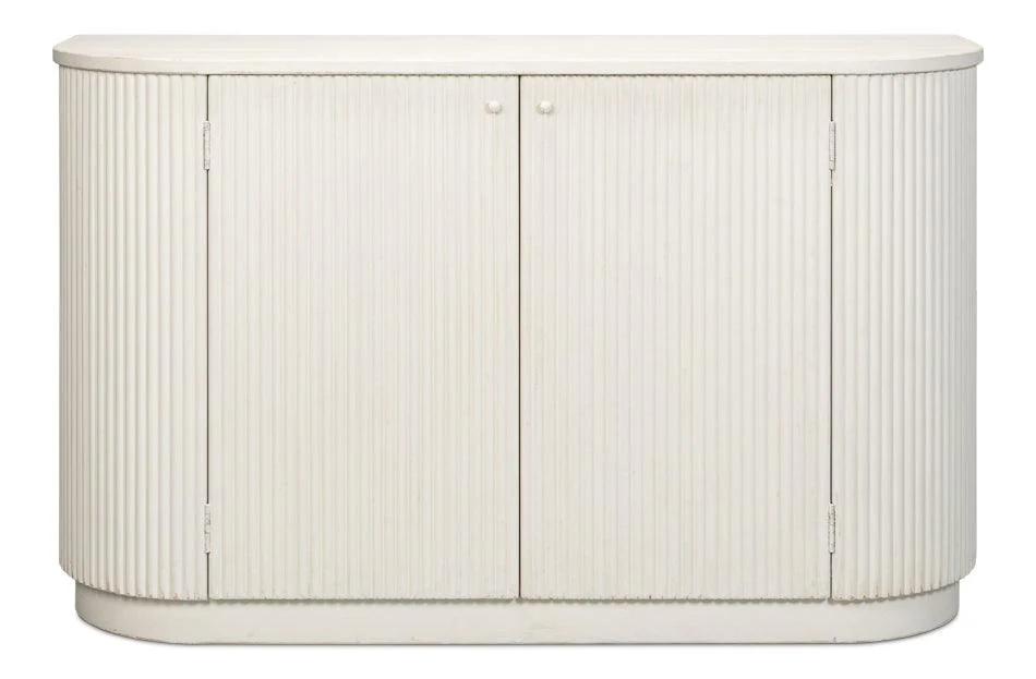 Halle Entrance Demilune - Antique White - Remutear