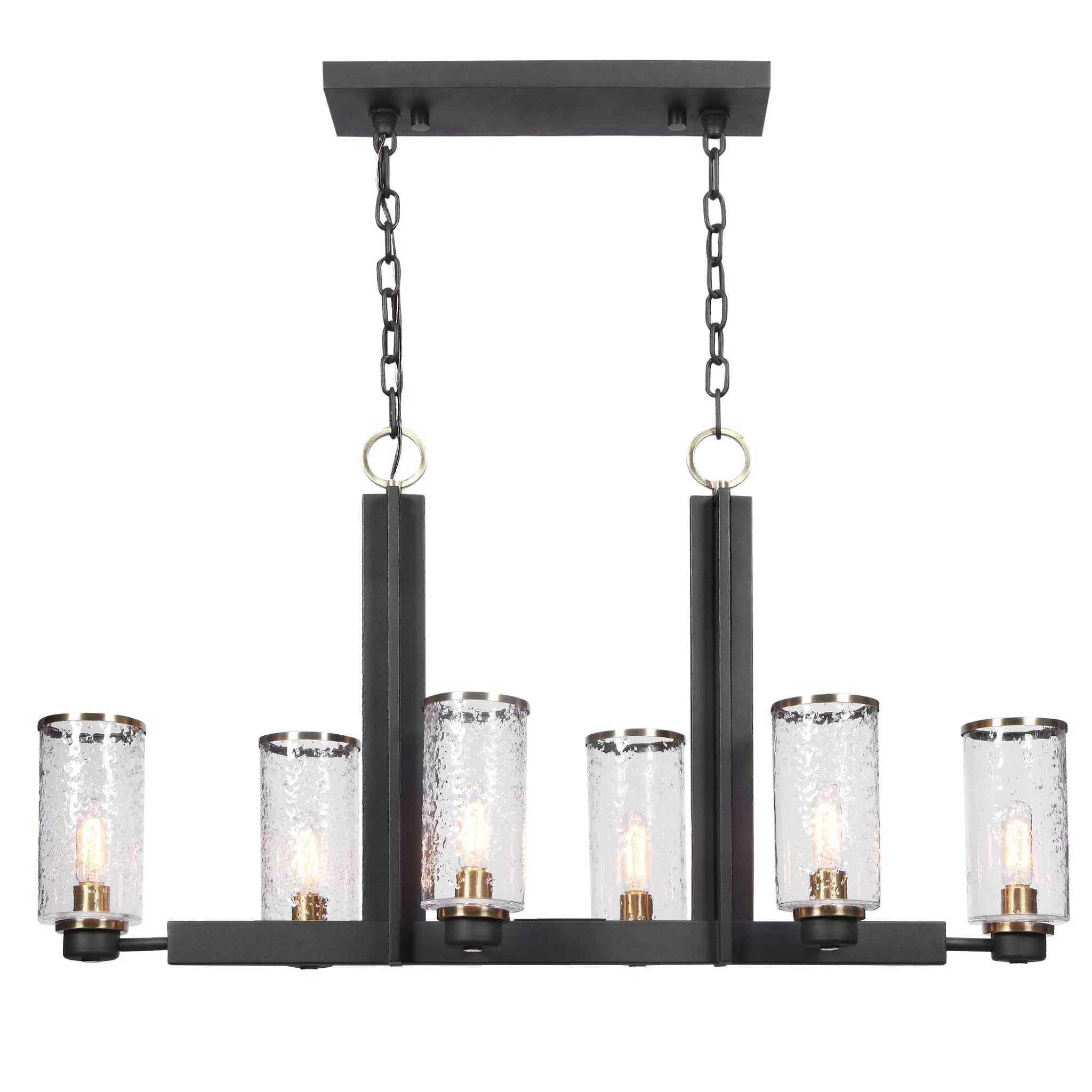 Jarsdel 6 Light Industrial Island Light - Remutear
