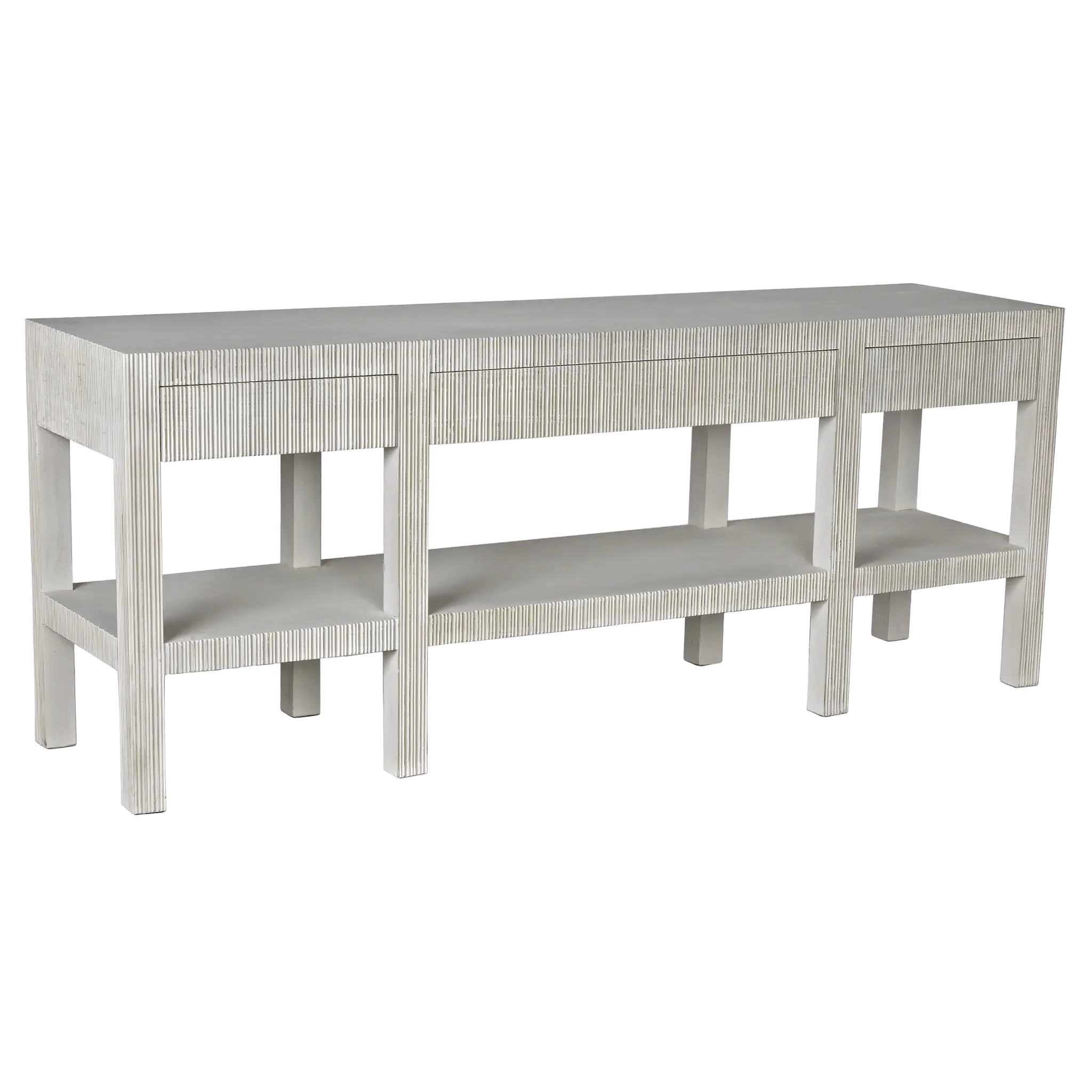 Conrad Console, White Wash - Remutear