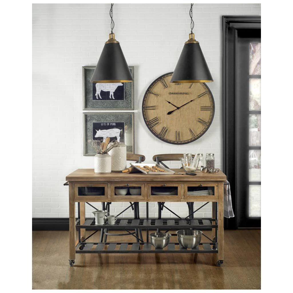 Stuart I Rolling Kitchen Island - Remutear