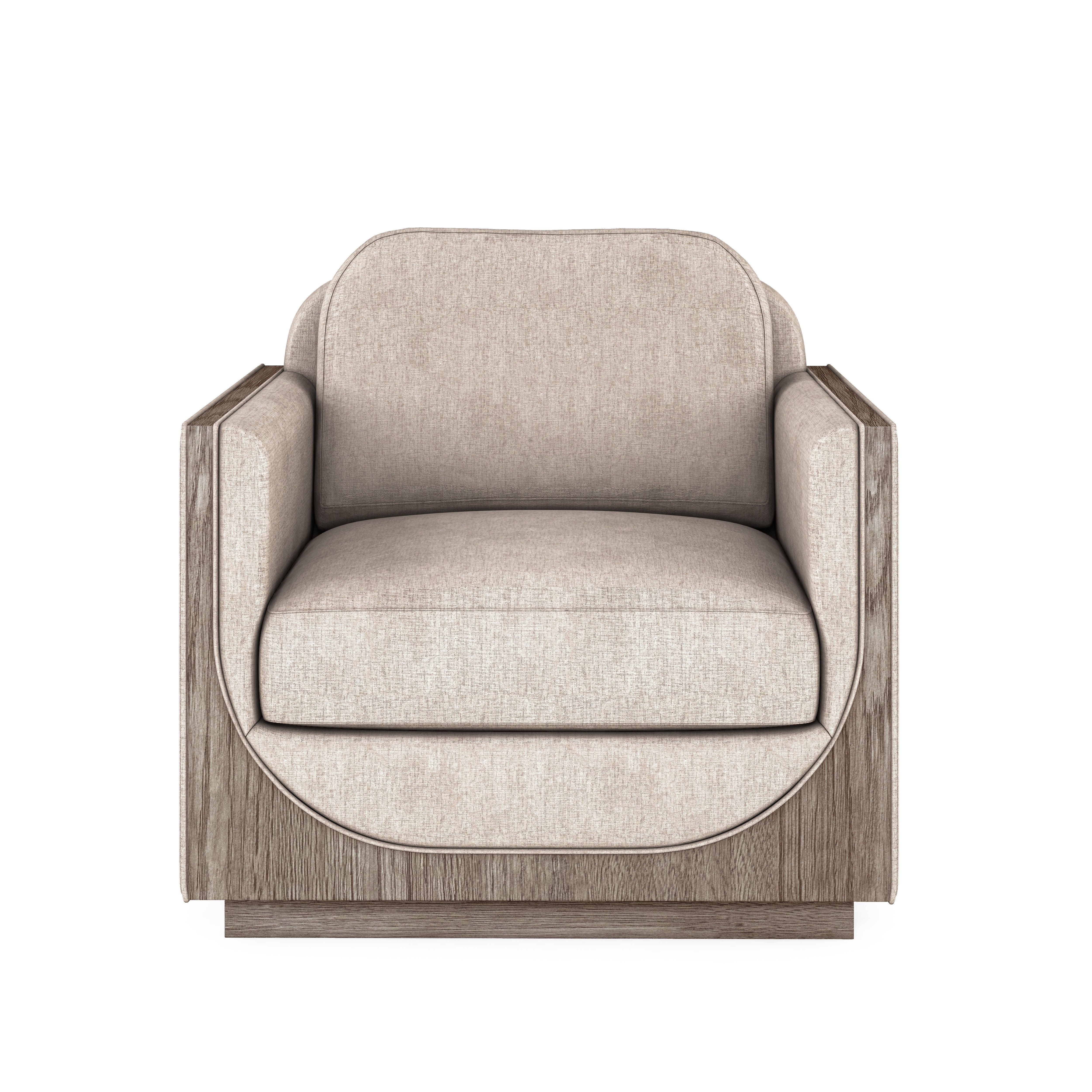 Bastion Lounge Chair, H-Silver - Remutear