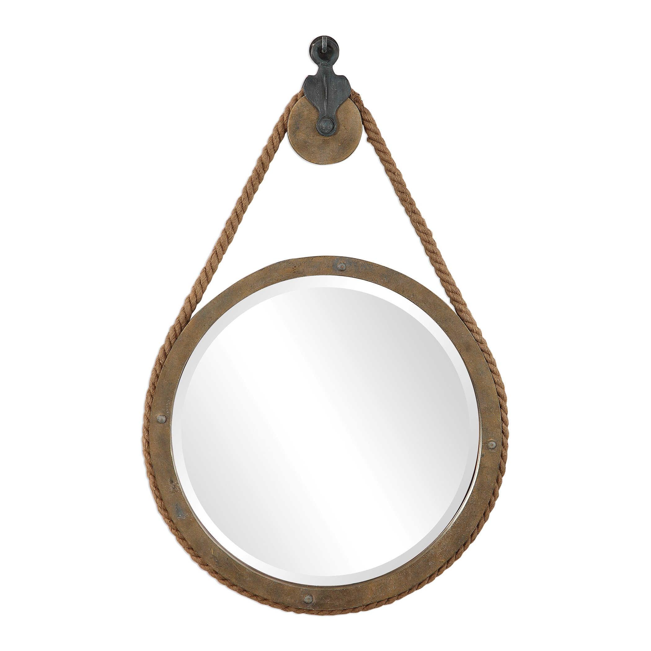 MELTON ROUND PULLEY MIRROR - Remutear
