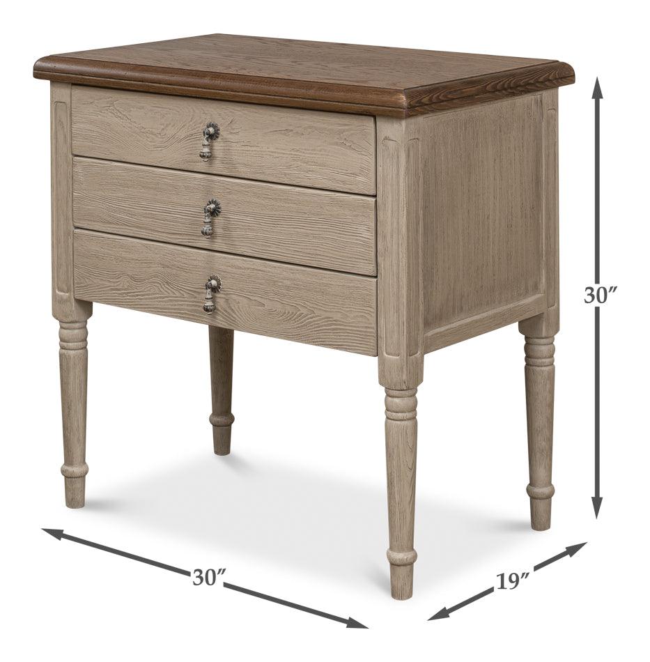 Asher 3 Drawer Commode - Remutear