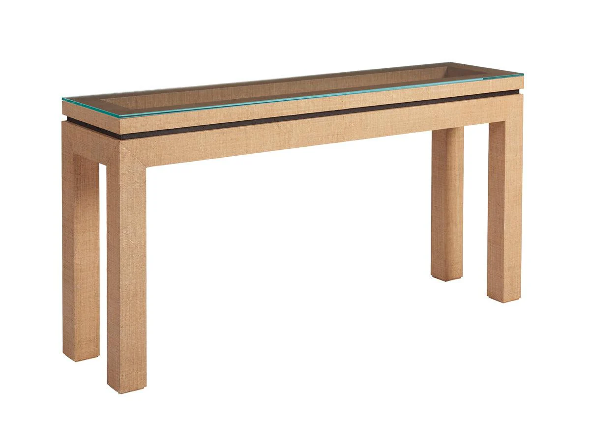 Newport Harbor Raffia Console - Remutear
