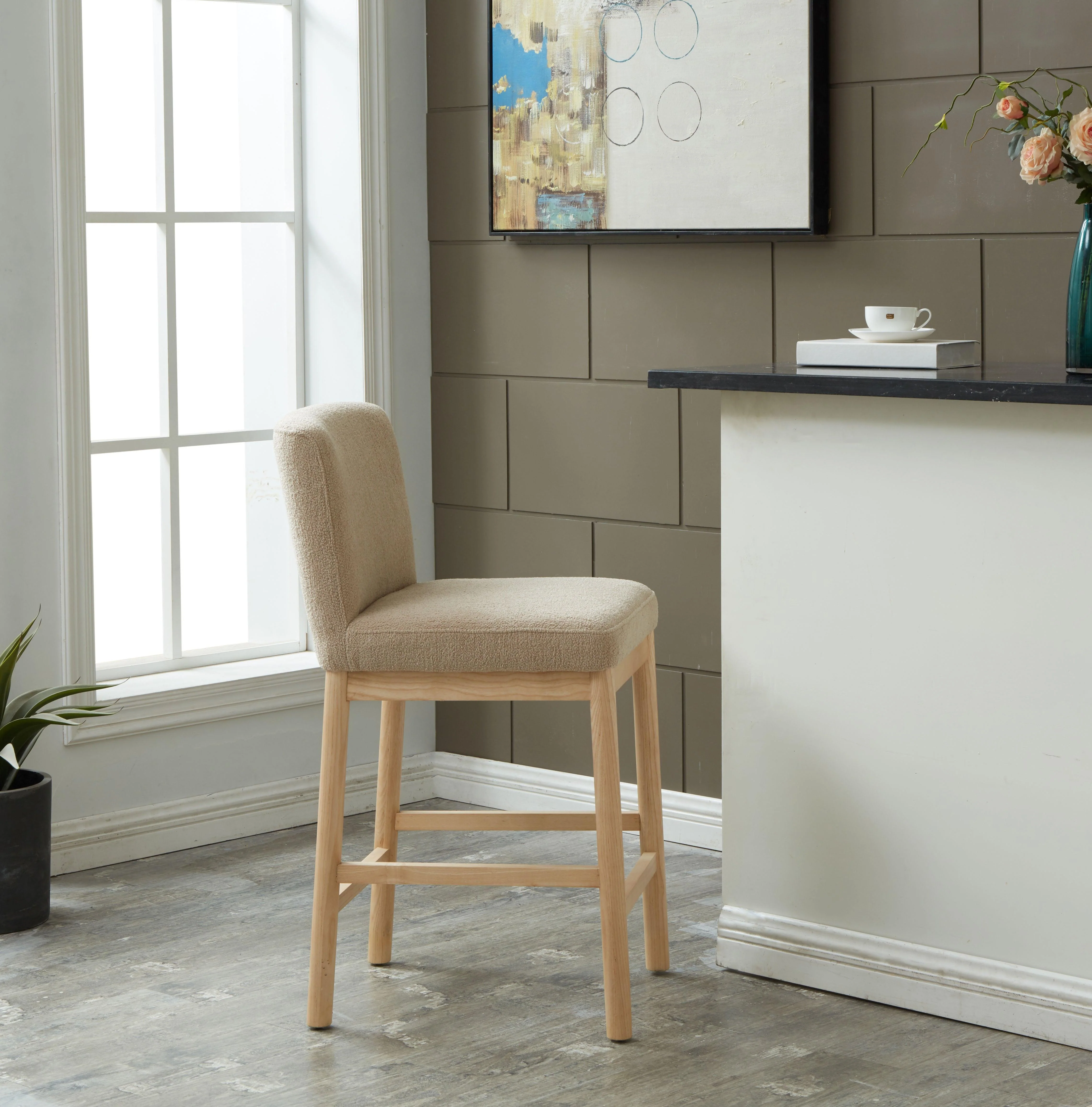 HALCY BOUCLE COUNTER STOOL - Remutear