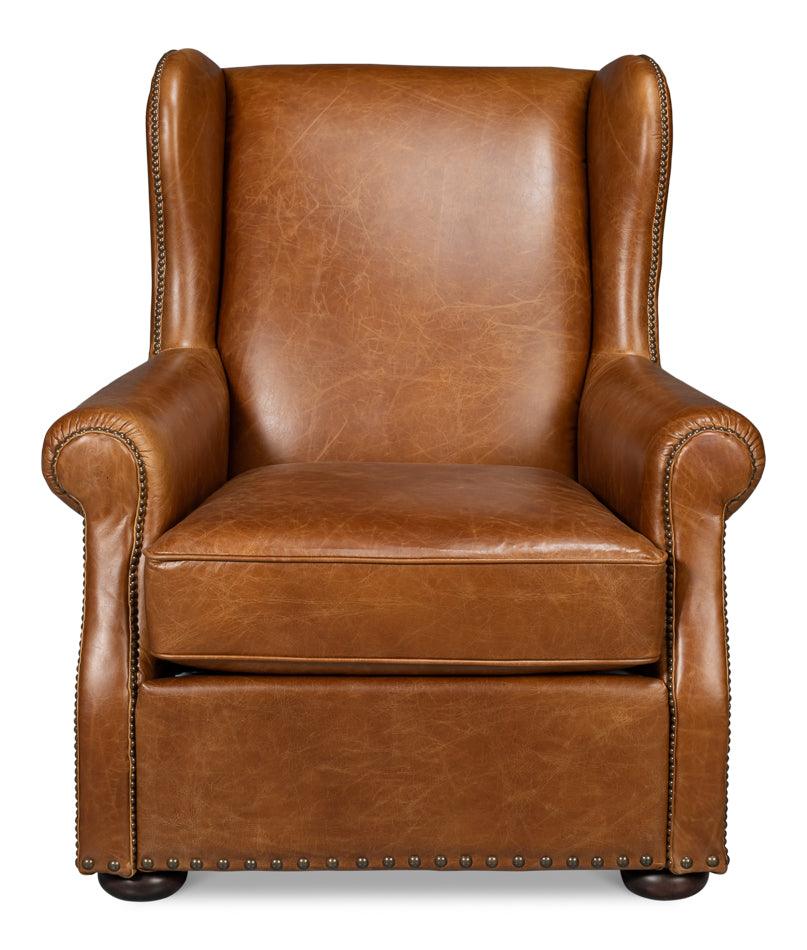 London Dry Accent Chair - Cuba Brown - Remutear