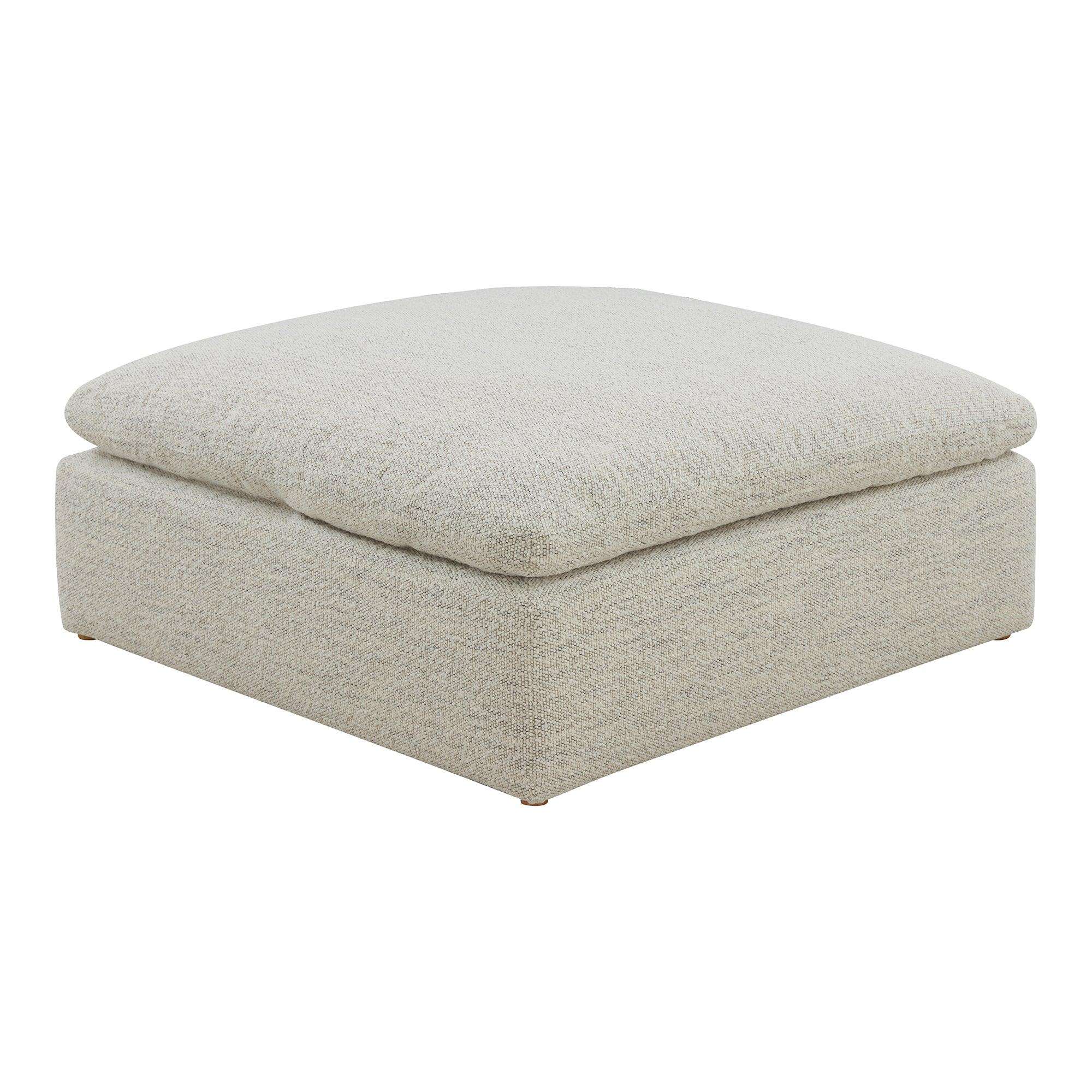 Clay Ottoman Performance Fabric Coastside Sand - Remutear