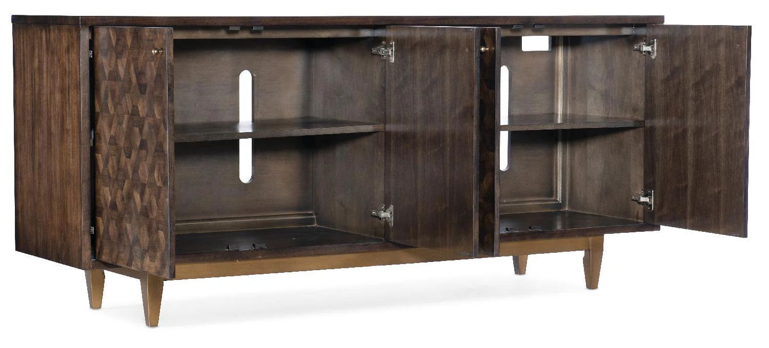 Melange Alpine Four-Door Credenza - Remutear