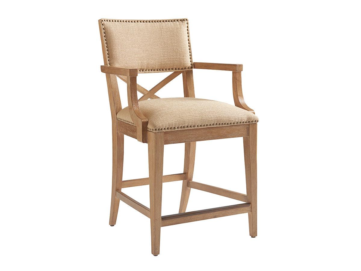 Los Altos Sutherland Upholstered Counter Stool - Remutear