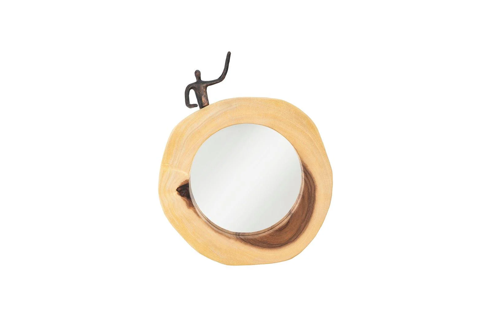 Atlas Cross Cut Mirror, Small, Half Man, Left - Remutear