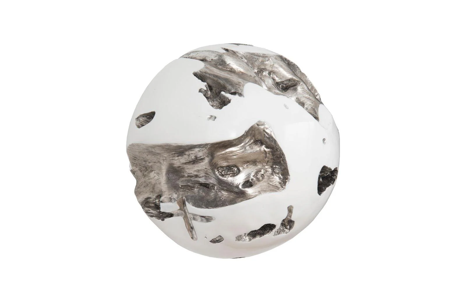 Cast Root Wall Ball, Silver Leaf, White, LG - Remutear