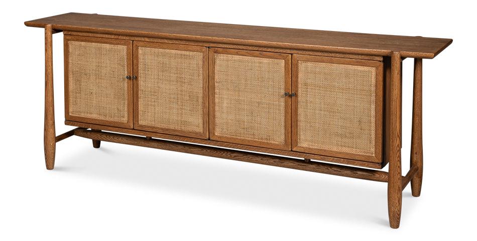 Nido 4 Door Rattan Sideboard - Remutear