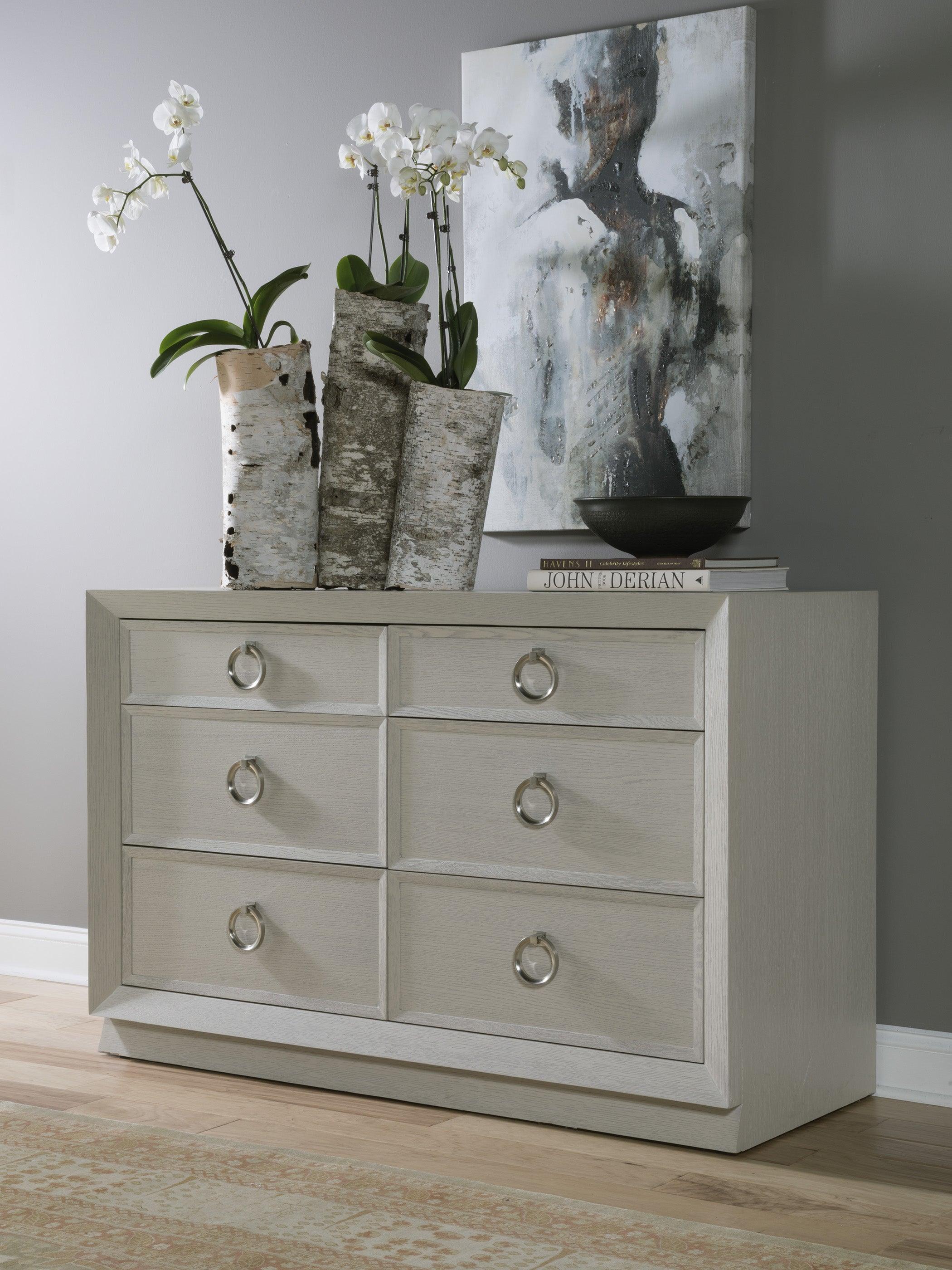 Signature Designs Zeitgeist White Double Dresser - Remutear