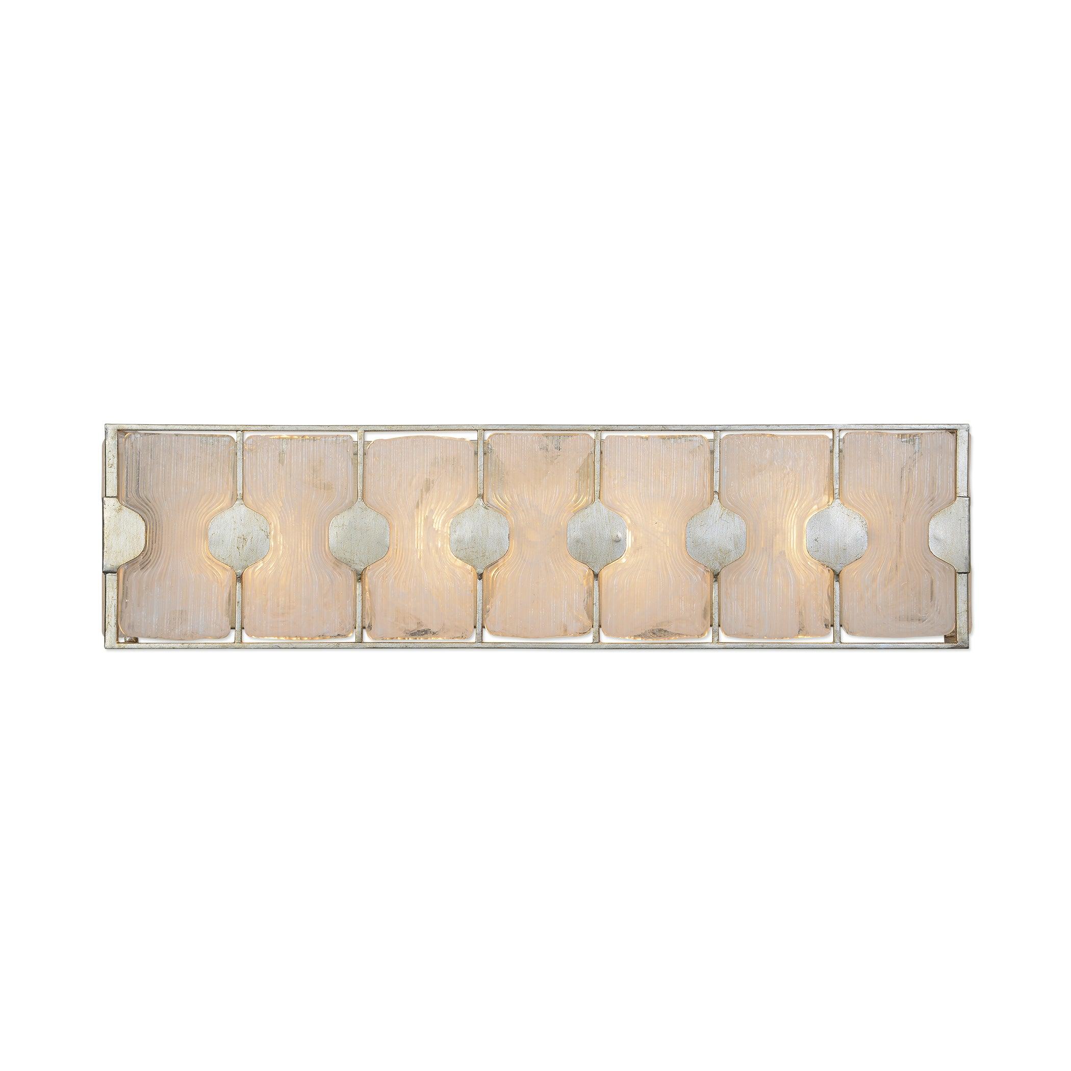 RENE 4 LIGHT SWIRL GLASS VANITY - Remutear