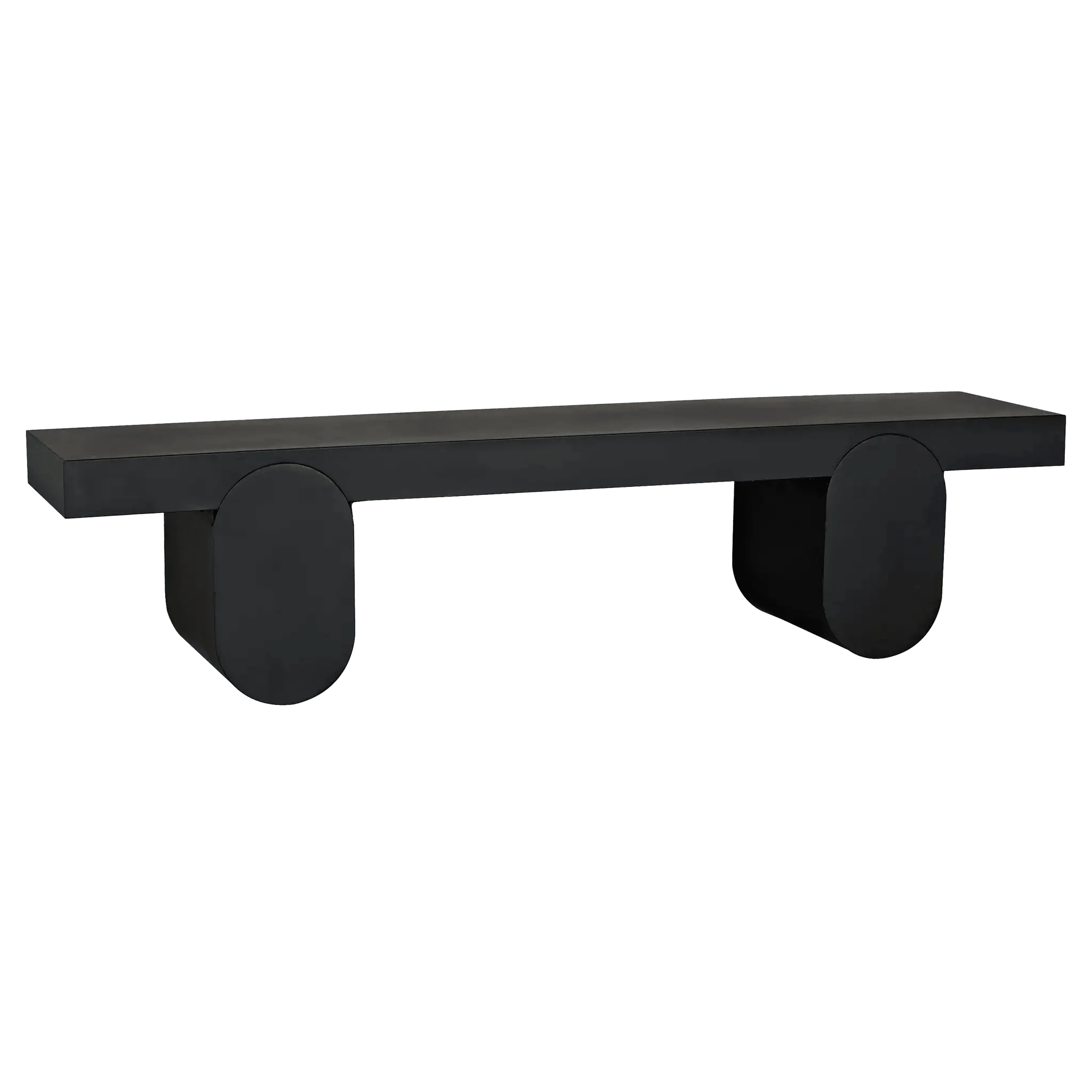 Evora Coffee Table, Black Metal - Remutear