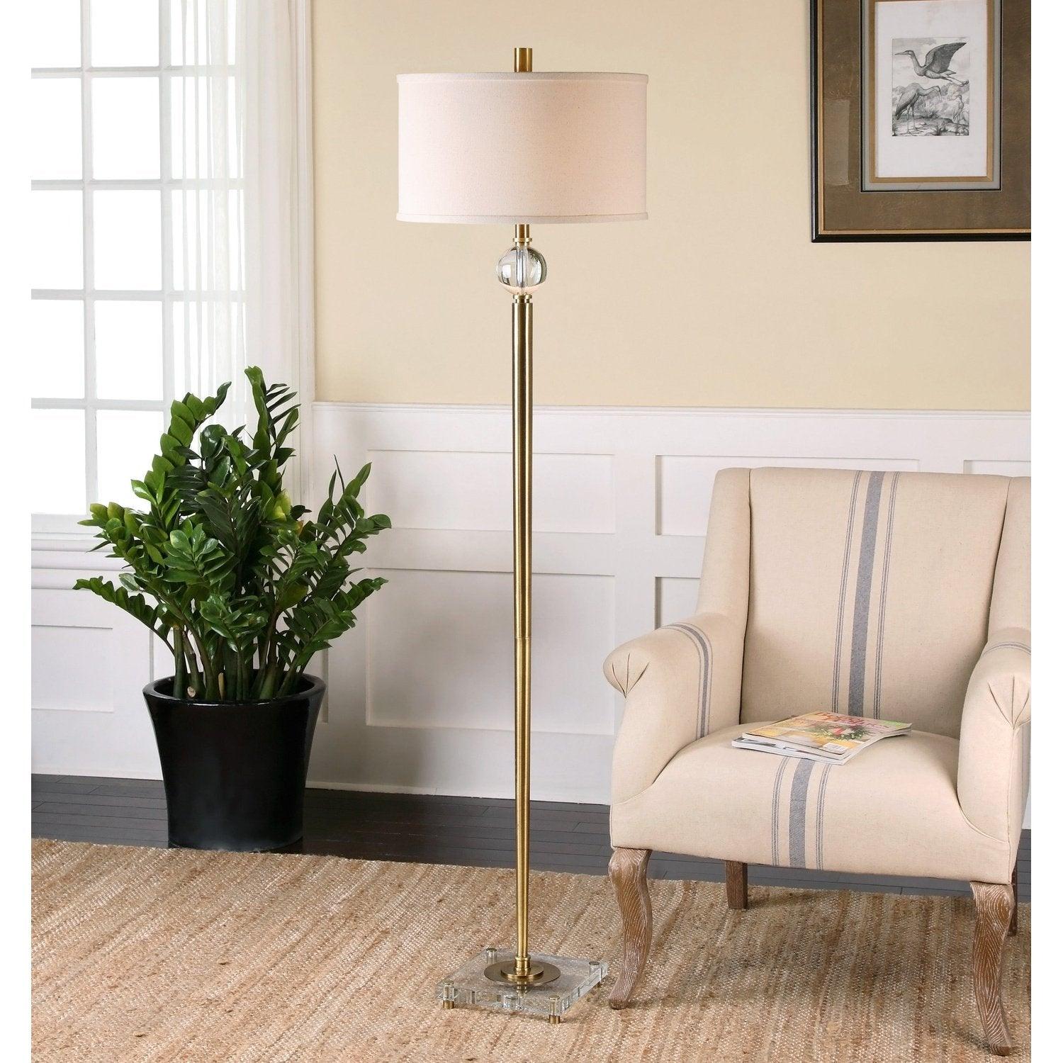 Mesita Brass Floor Lamp - Remutear