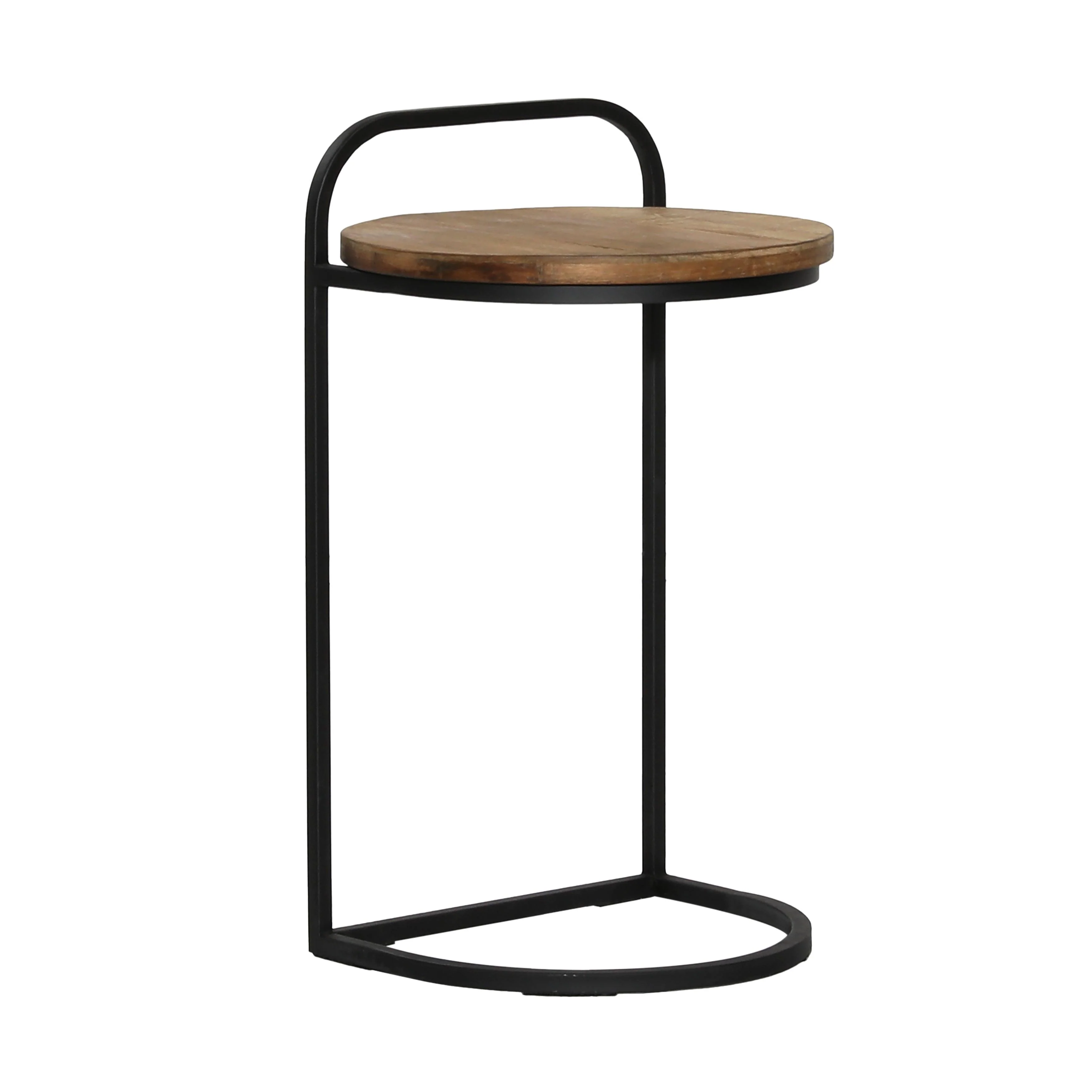 Leith Laptop End Table Teak - Remutear
