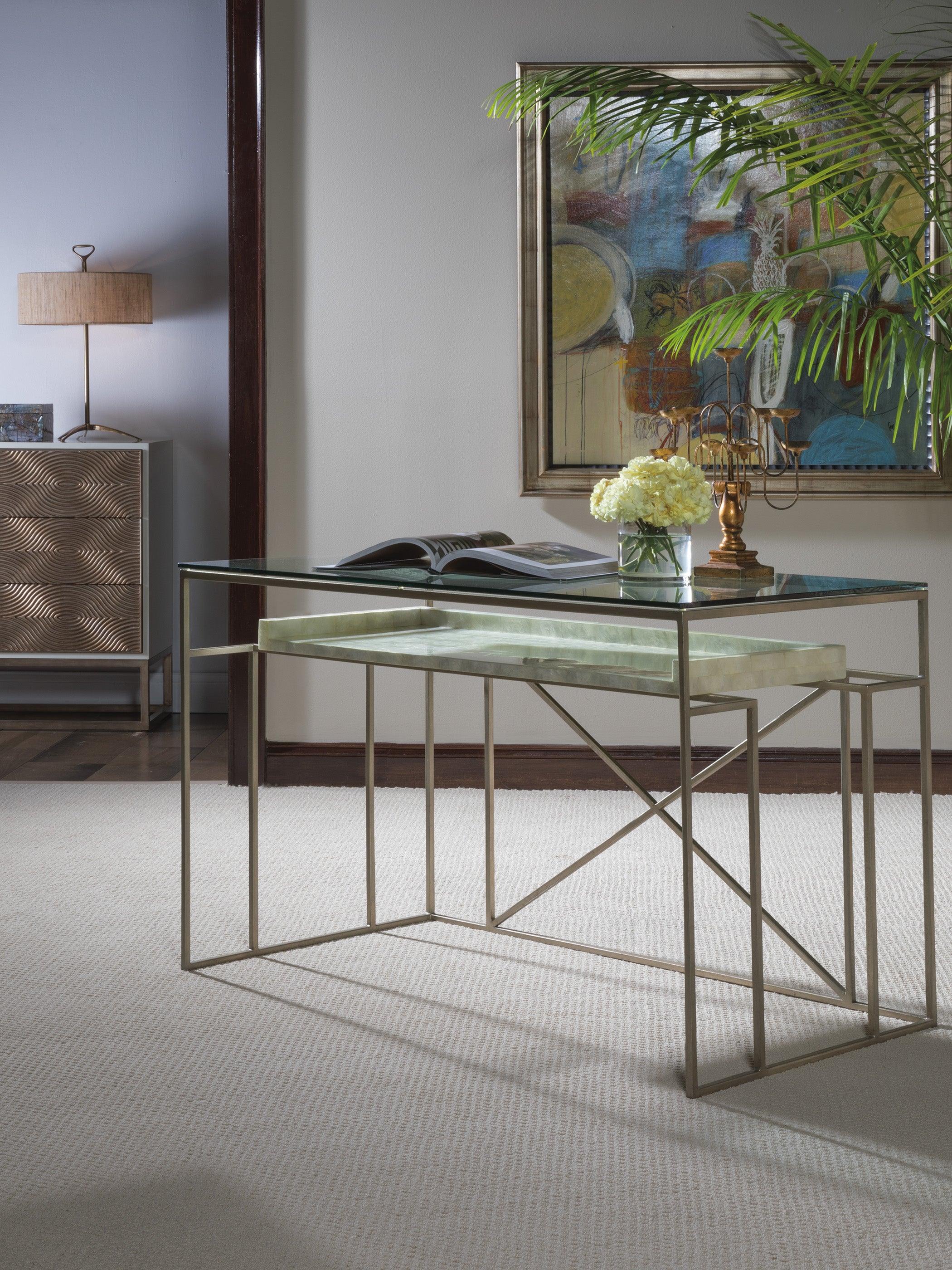 Signature Designs Cumulus Capiz Writing Table - Remutear