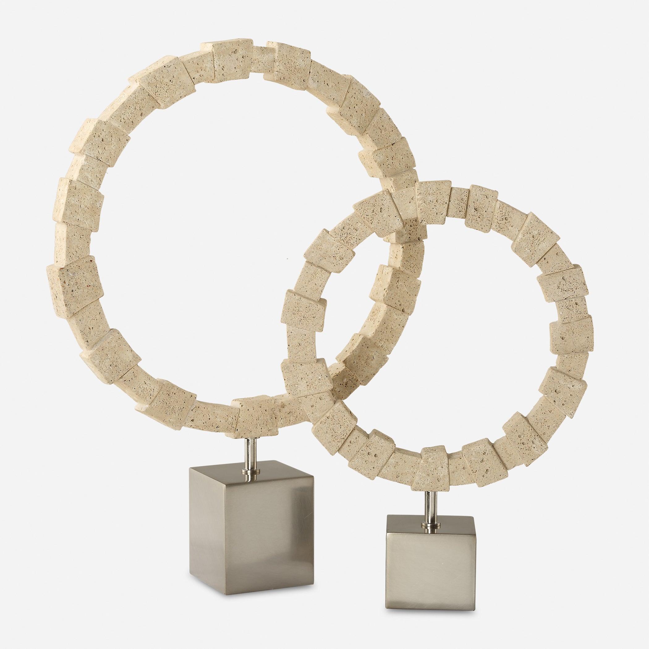 Ivory Fusion Stone Rings, S/2 - Remutear