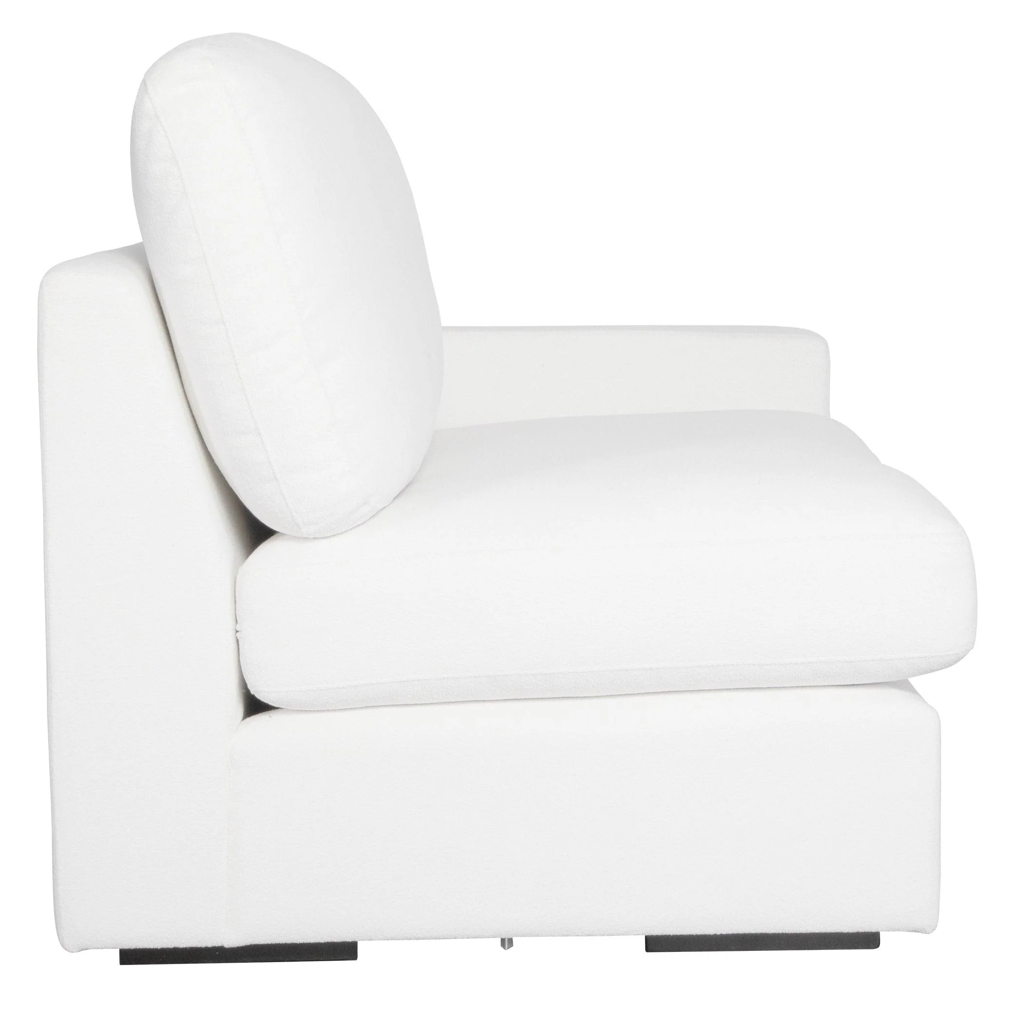 Refuge Arctic White Right Arm Facing Sofa - Remutear