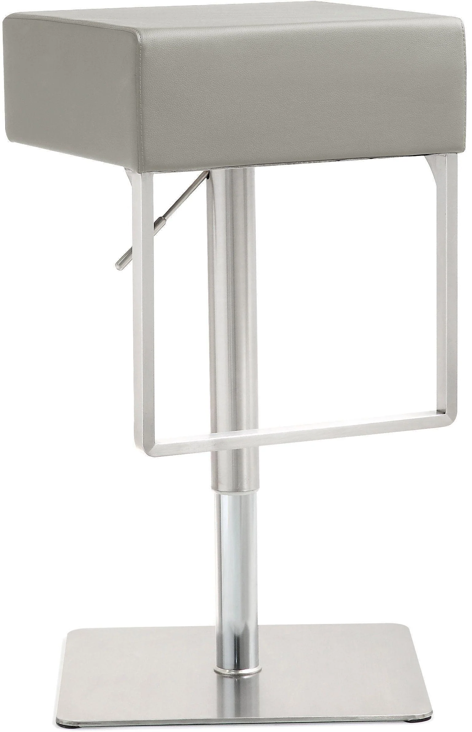 Seville Light Grey Adjustable Barstool - Remutear