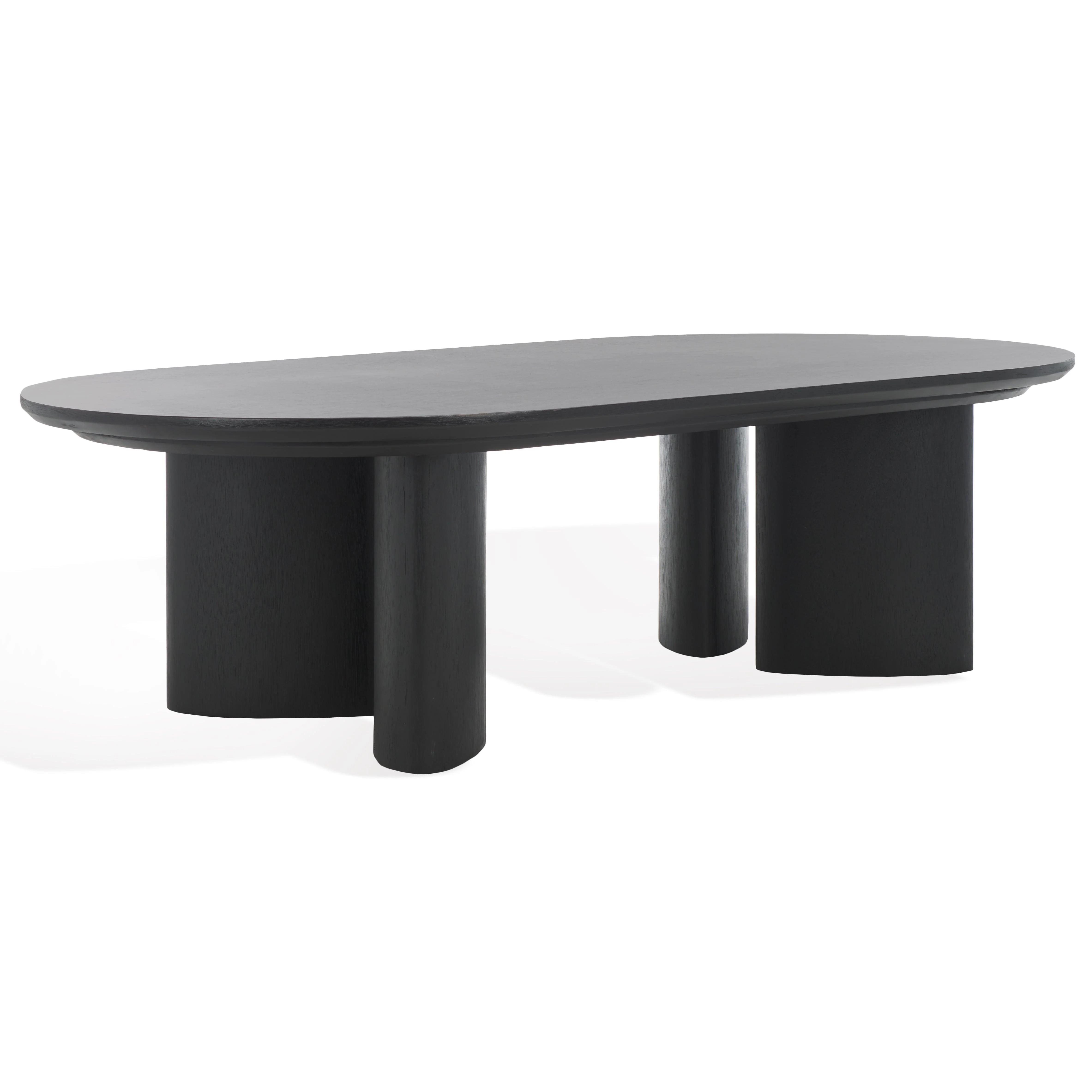 Barnard Oval Wood Coffee Table - Remutear